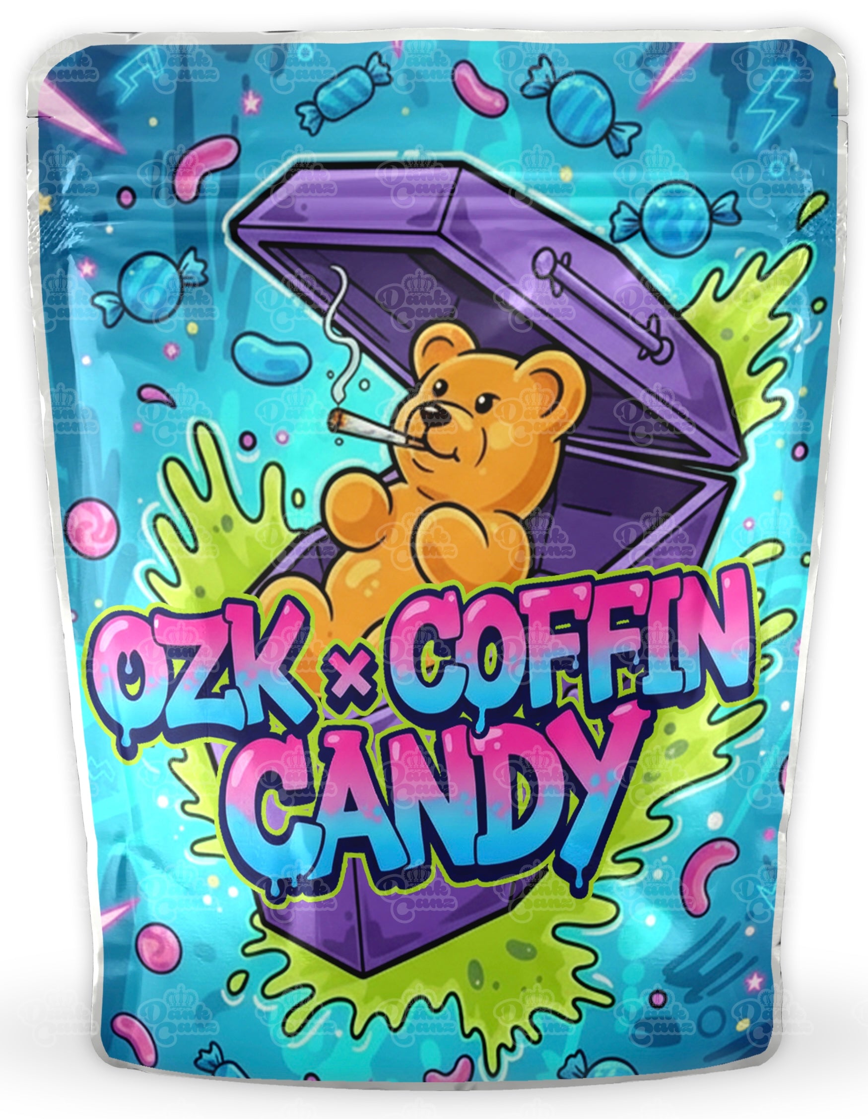 OZK x Coffin Candy Mylar Bags - DC Packaging Custom Cannabis Packaging