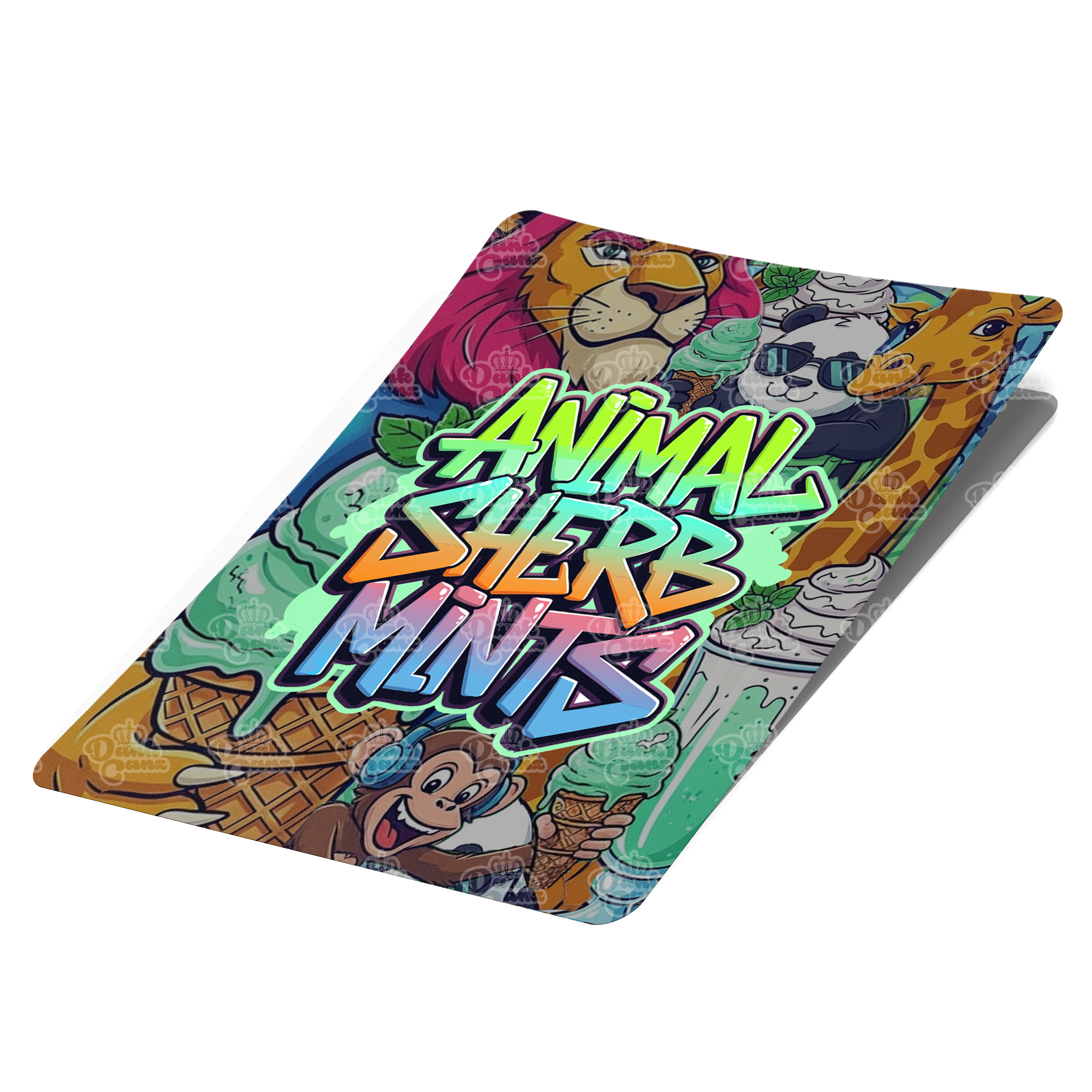 Animal Sherb Mints Mylar Bag Labels - Labels only - DC Packaging Custom Cannabis Packaging