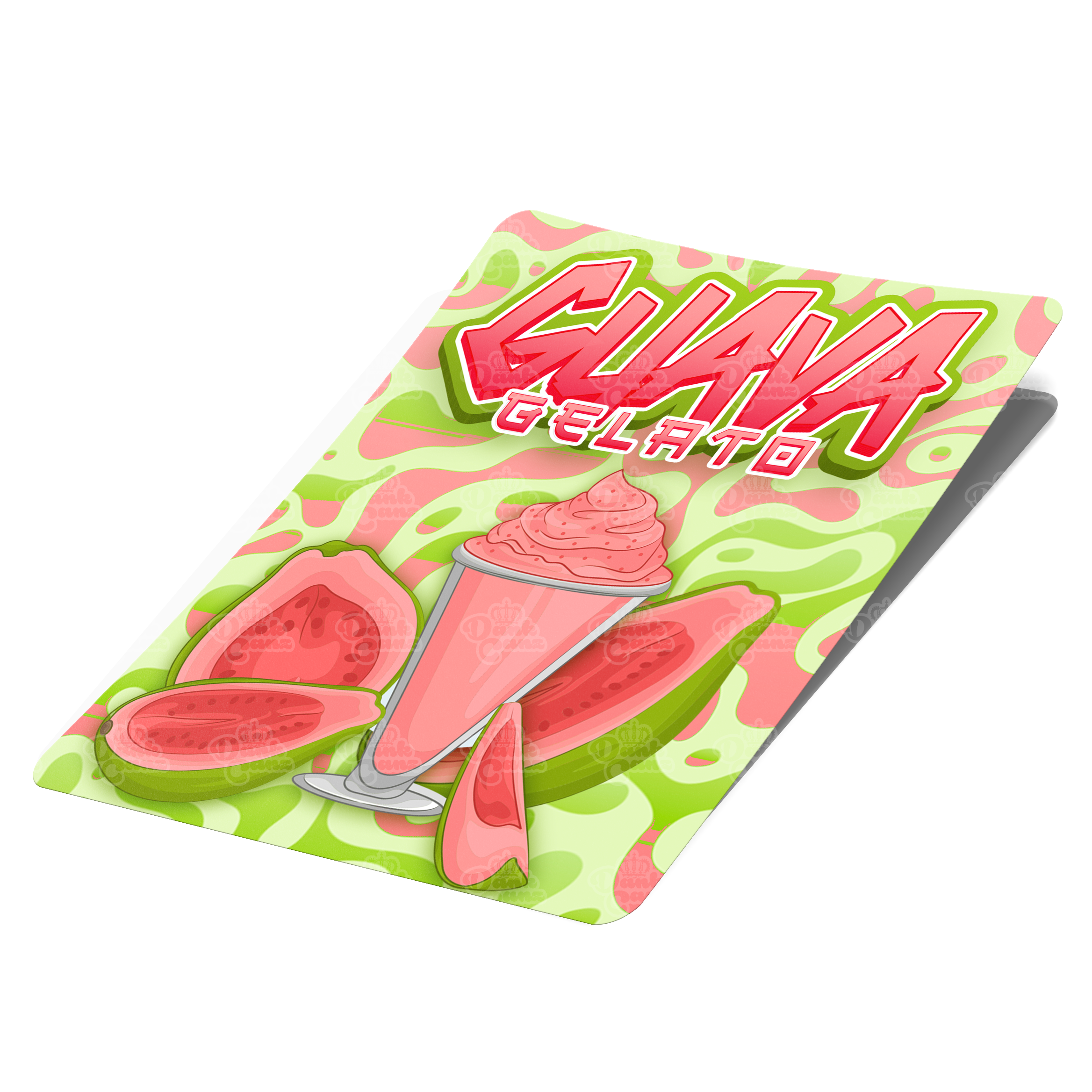 Guava Gelato Mylar Bag Labels - Labels only - DC Packaging Custom Cannabis Packaging