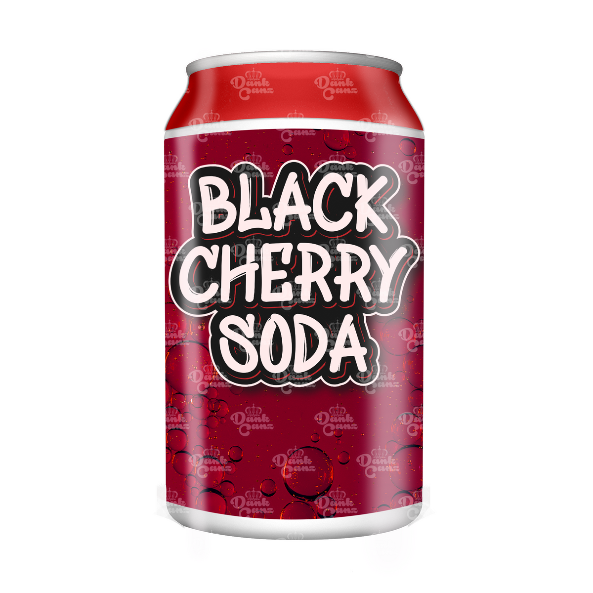 Black Cherry Soda 3.5g Cali Style Plastic Soda Cans Cali