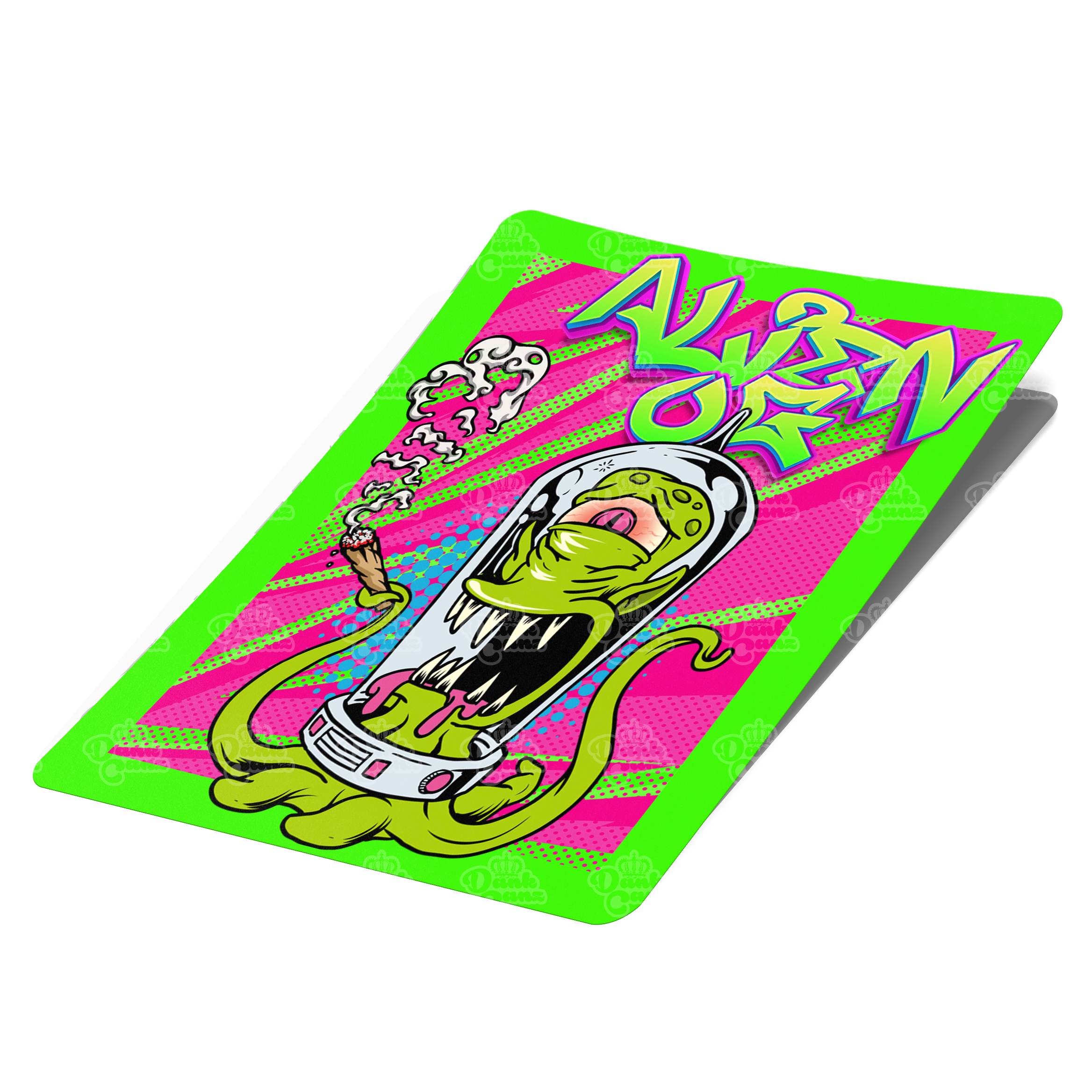 Alien OG Mylar Bag Labels - Labels only - DC Packaging Custom Cannabis Packaging