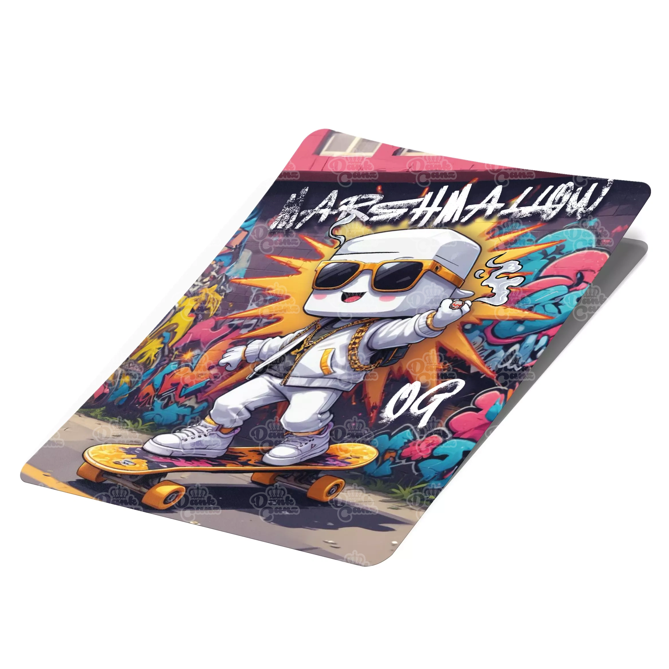 Marshmallow OG Mylar Bag Labels - Labels only - DC Packaging Custom Cannabis Packaging