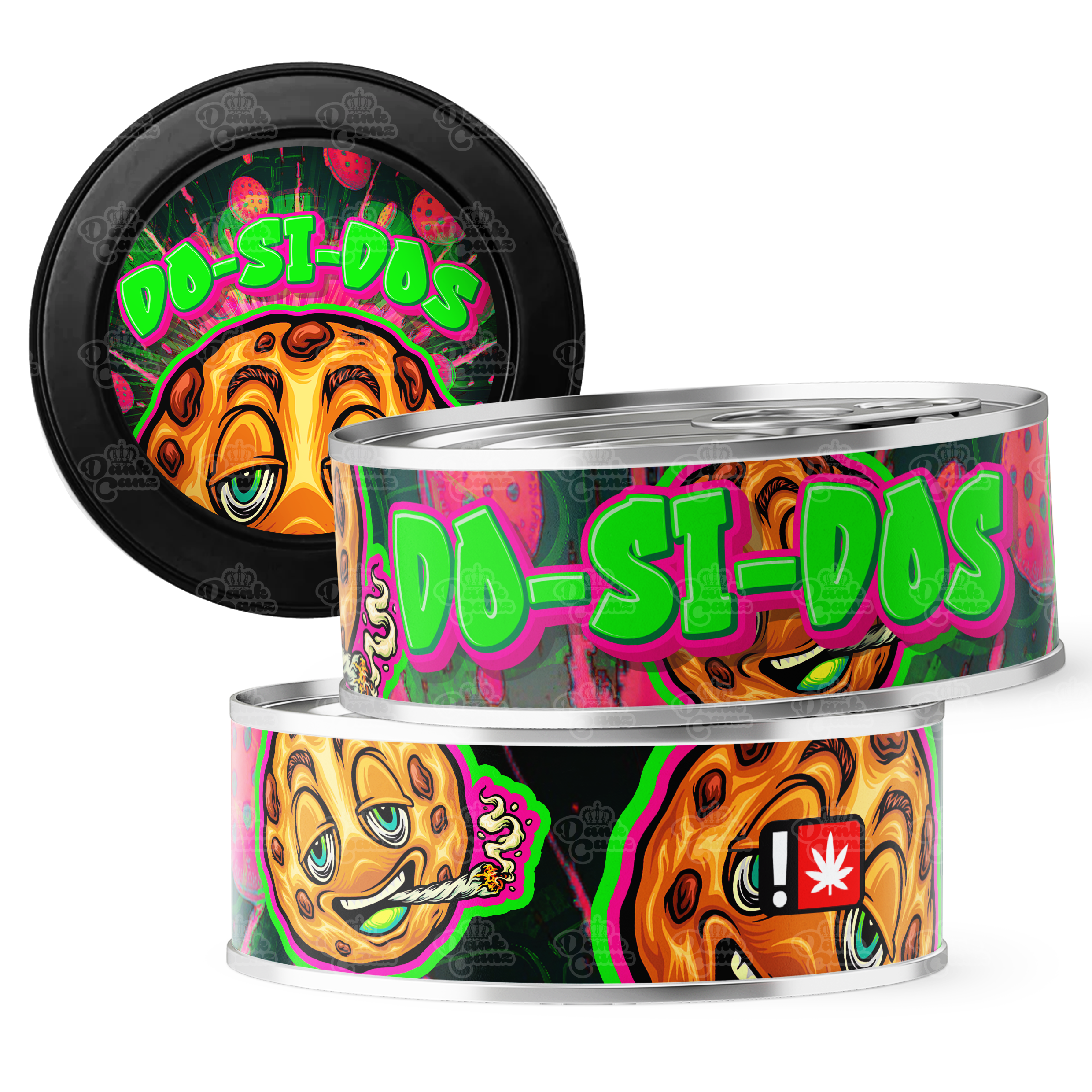 Do-Si-Dos 3.5g Self Seal Tins - DC Packaging Custom Cannabis Packaging