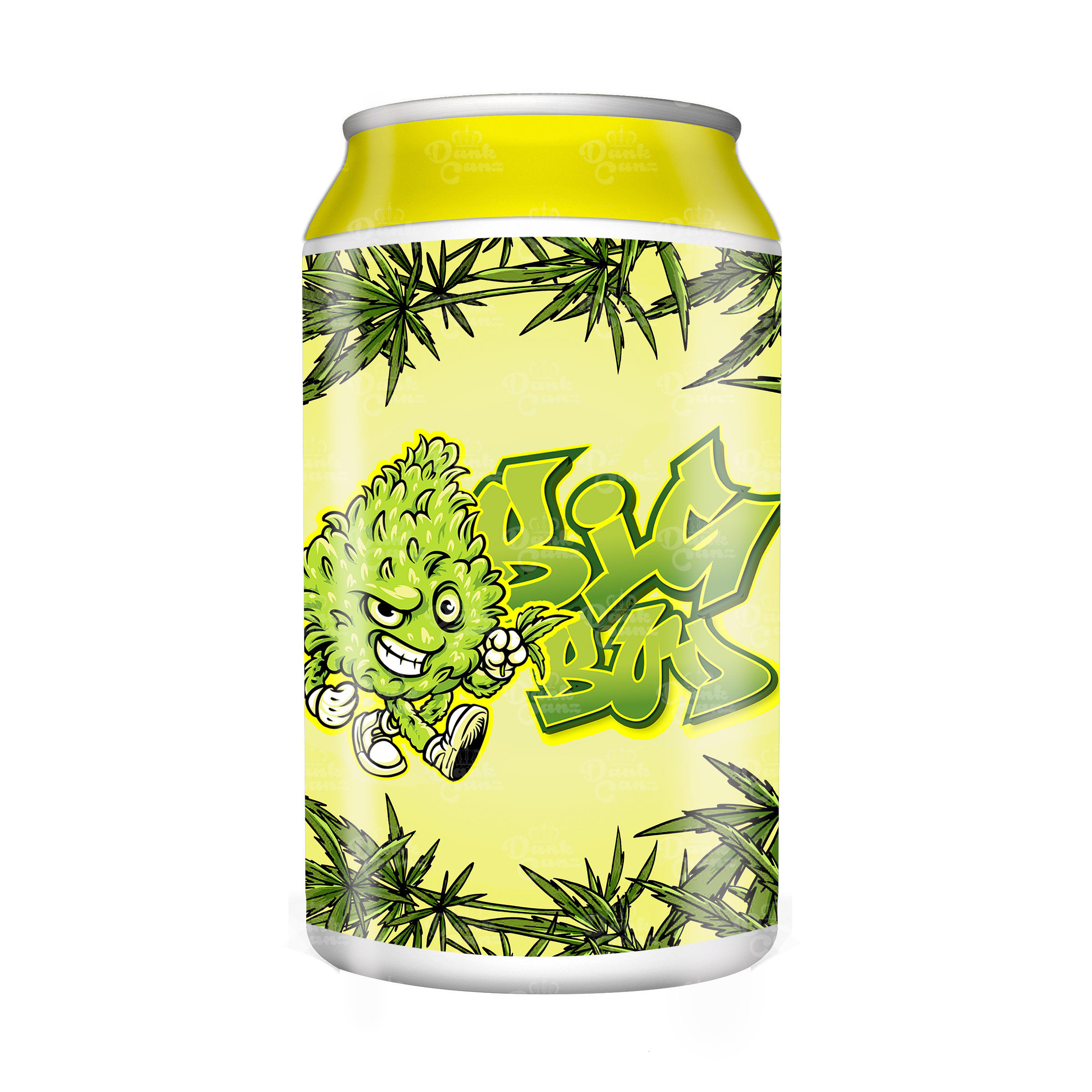 Big Bud 3.5g Plastic Soda Cans - DC Packaging Custom Cannabis Packaging