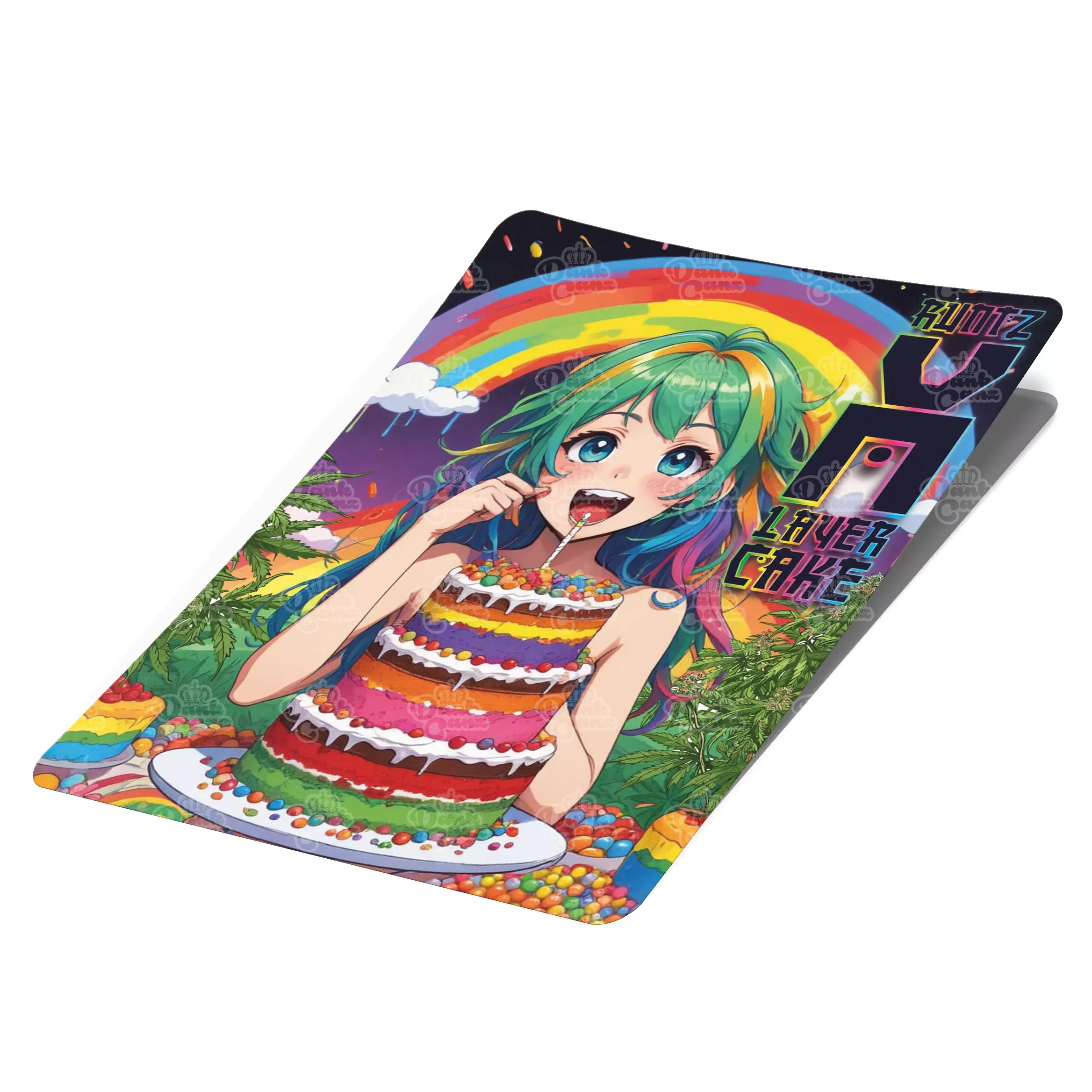 Runtz x Layer Cake Mylar Bag Labels - Labels only - DC Packaging Custom Cannabis Packaging