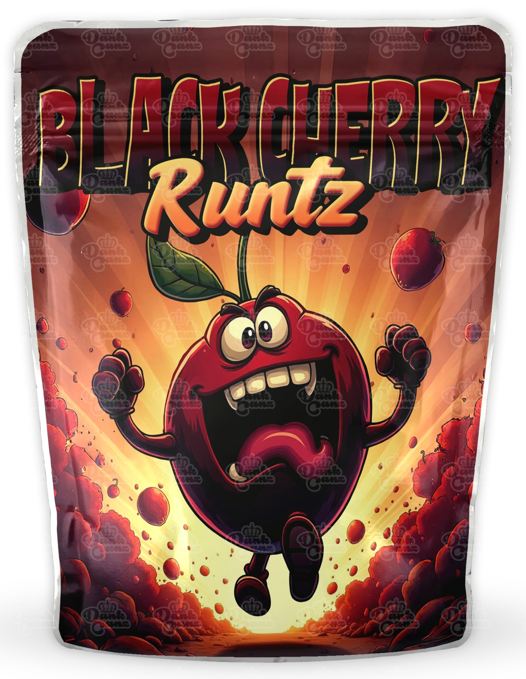 Black Cherry Runtz Mylar Bags - DC Packaging Custom Cannabis Packaging