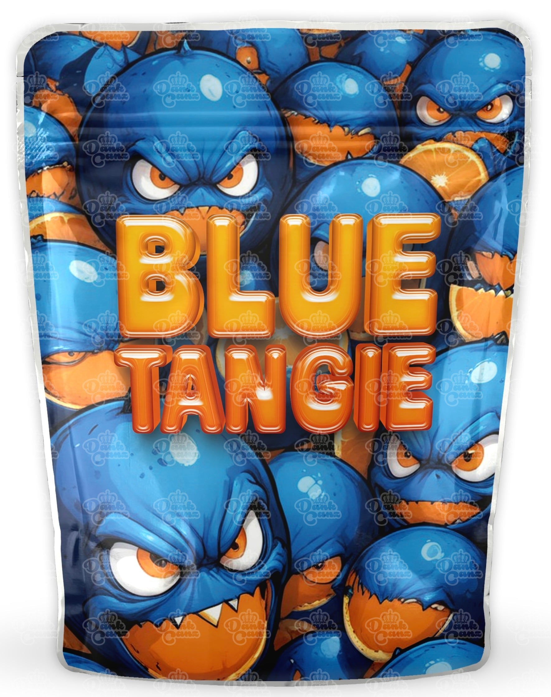 Blue Tangie Mylar Bags - DC Packaging Custom Cannabis Packaging