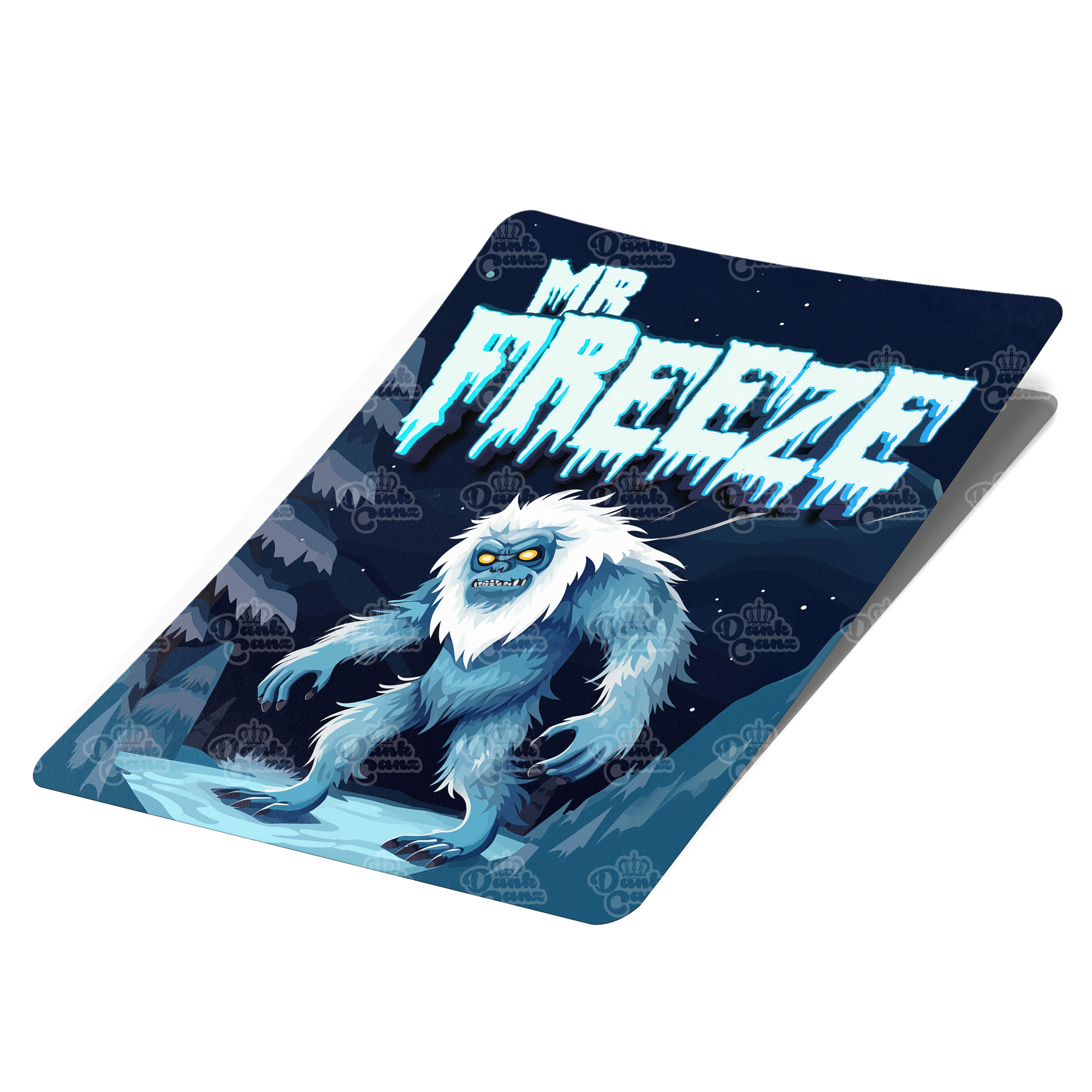 Mr Freeze Mylar Bag Labels - Labels only - DC Packaging Custom Cannabis Packaging