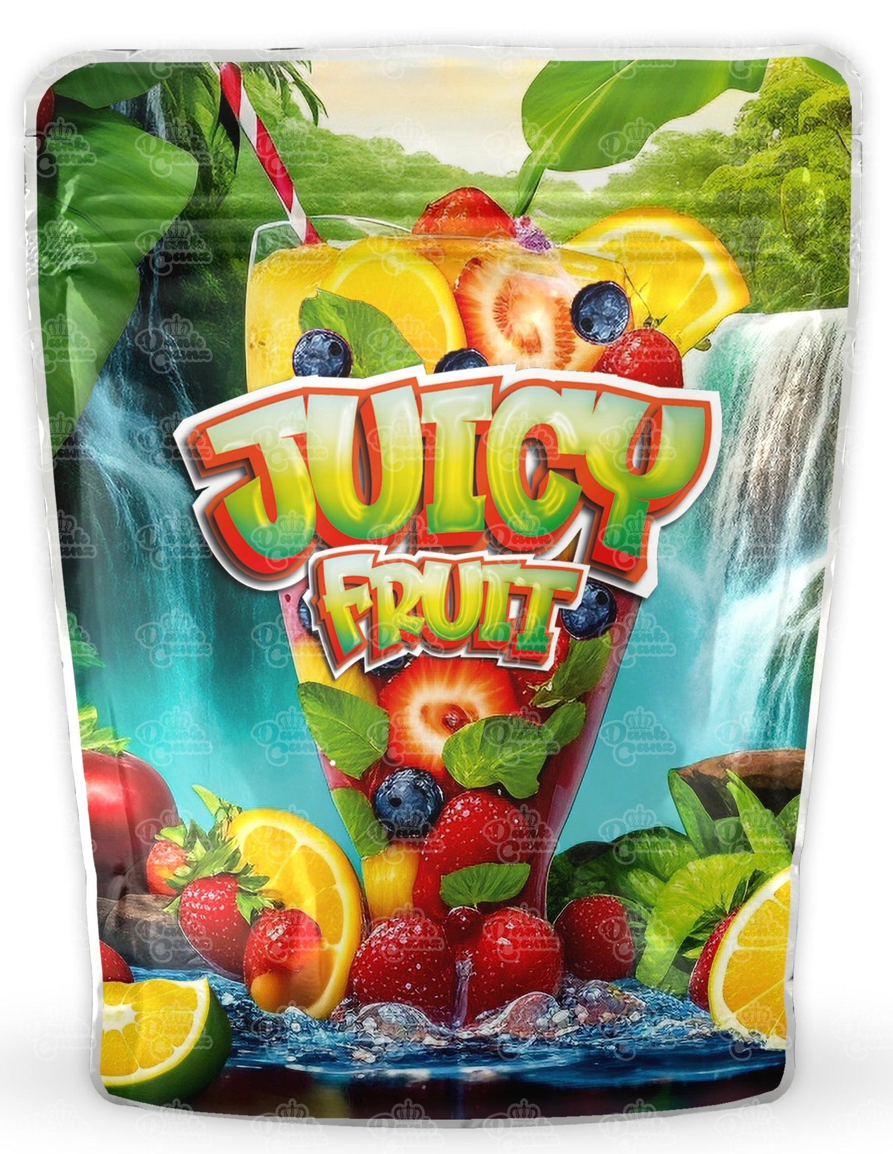 Juicy Fruit Mylar Bags - DC Packaging Custom Cannabis Packaging