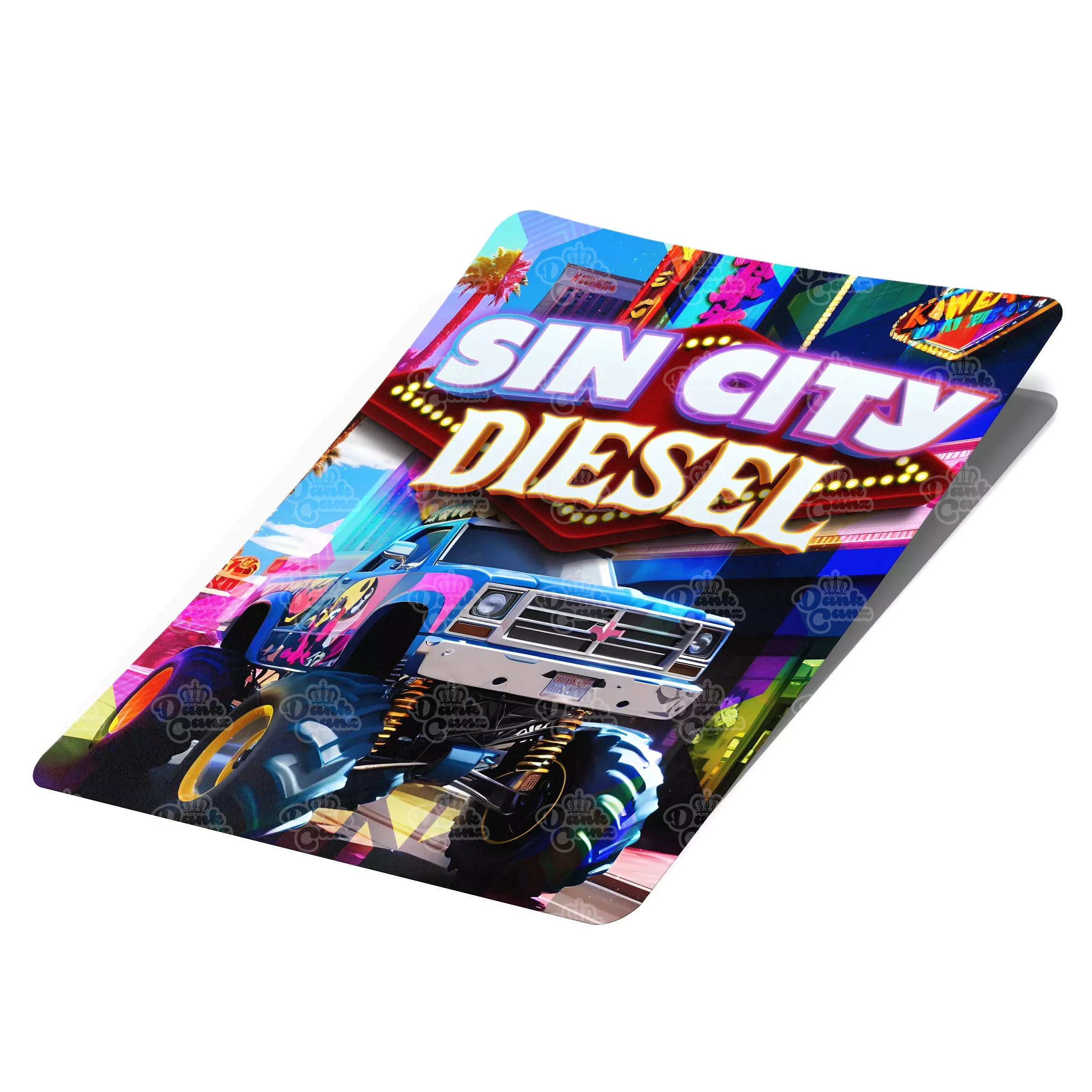 Sin City Diesel Mylar Bag Labels - Labels only - DC Packaging Custom Cannabis Packaging