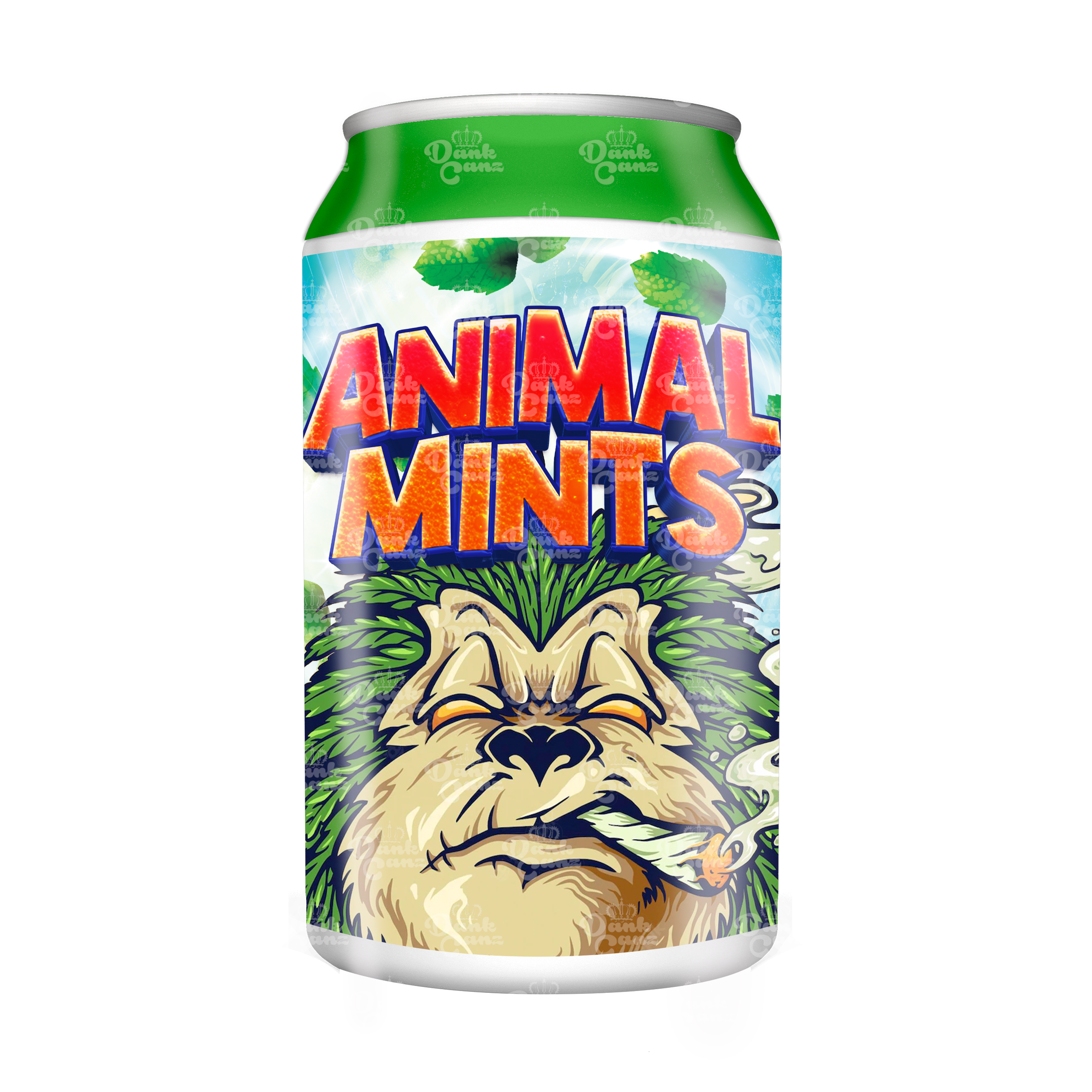 Animal Mints 3.5g Plastic Soda Cans - DC Packaging Custom Cannabis Packaging