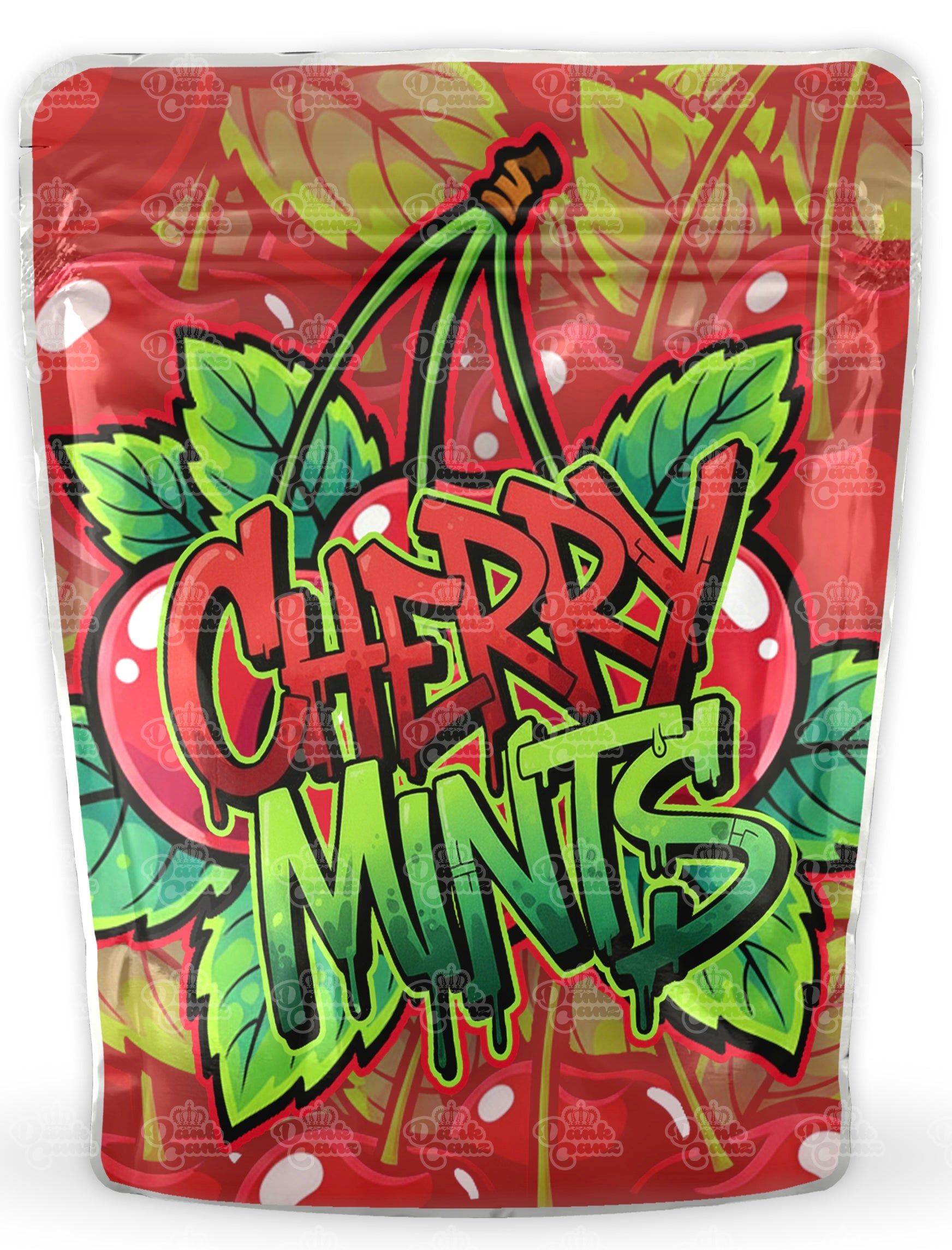 Cherry Mints Mylar Bags - DC Packaging Custom Cannabis Packaging