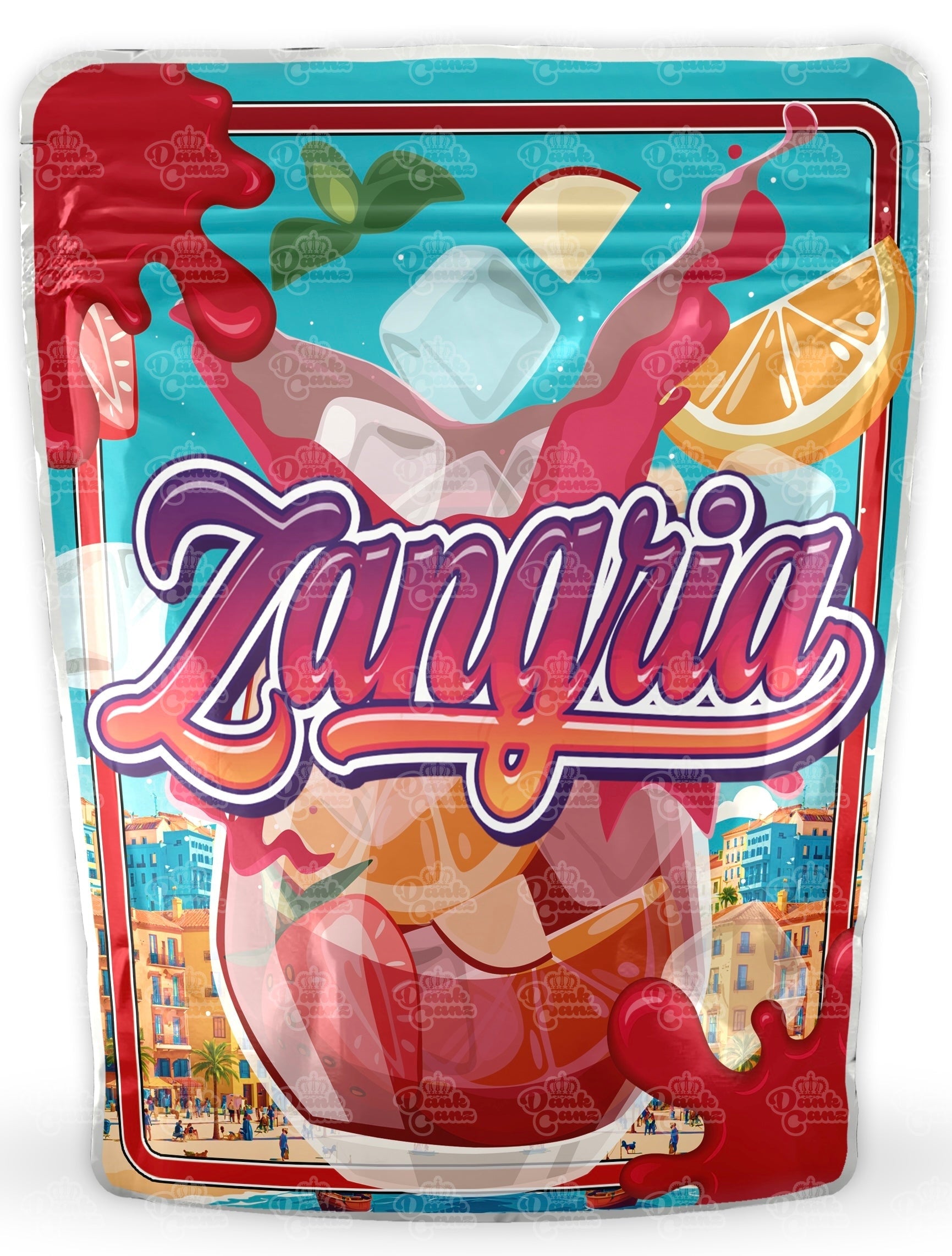 Zangria Mylar Bags - DC Packaging Custom Cannabis Packaging