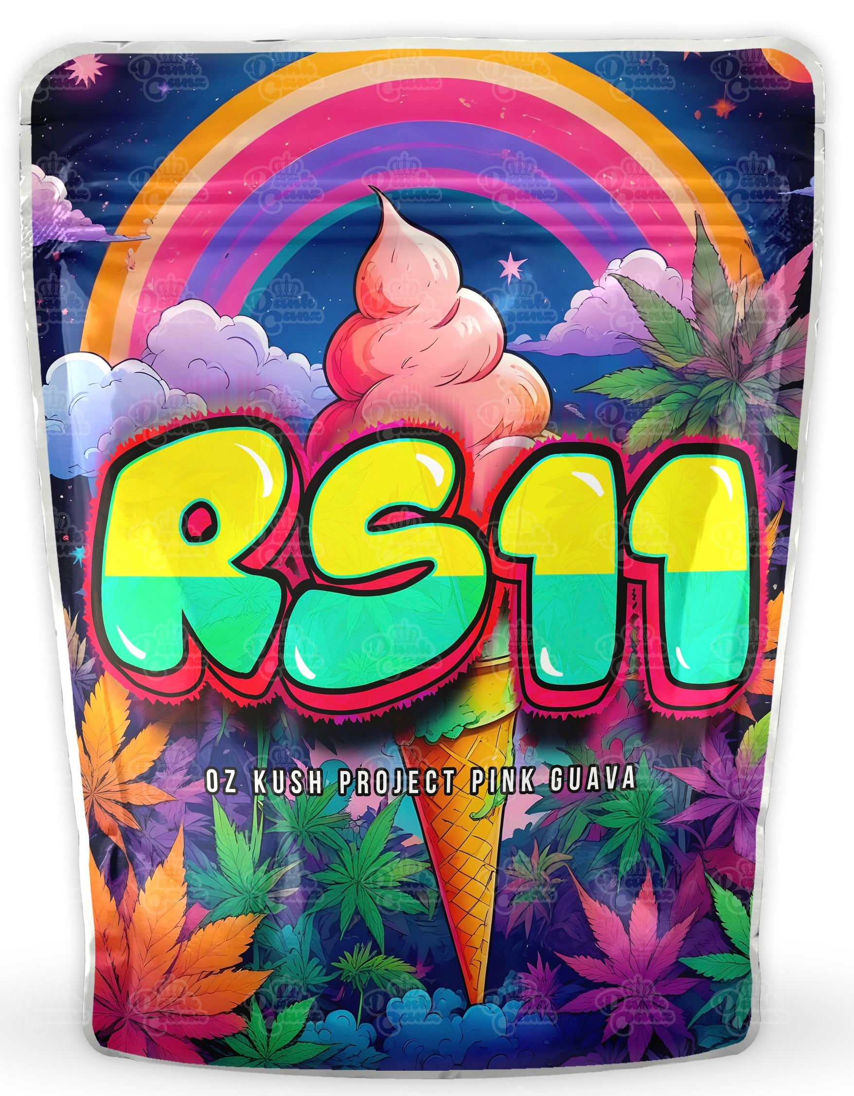 RS11 Mylar Bags - DC Packaging Custom Cannabis Packaging