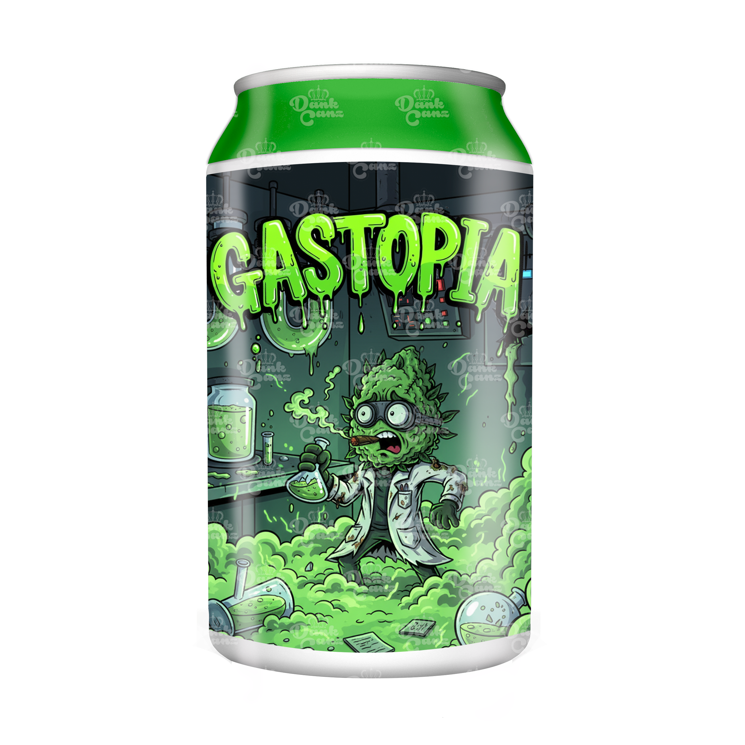 Gastopia 3.5g Plastic Soda Cans - DC Packaging Custom Cannabis Packaging