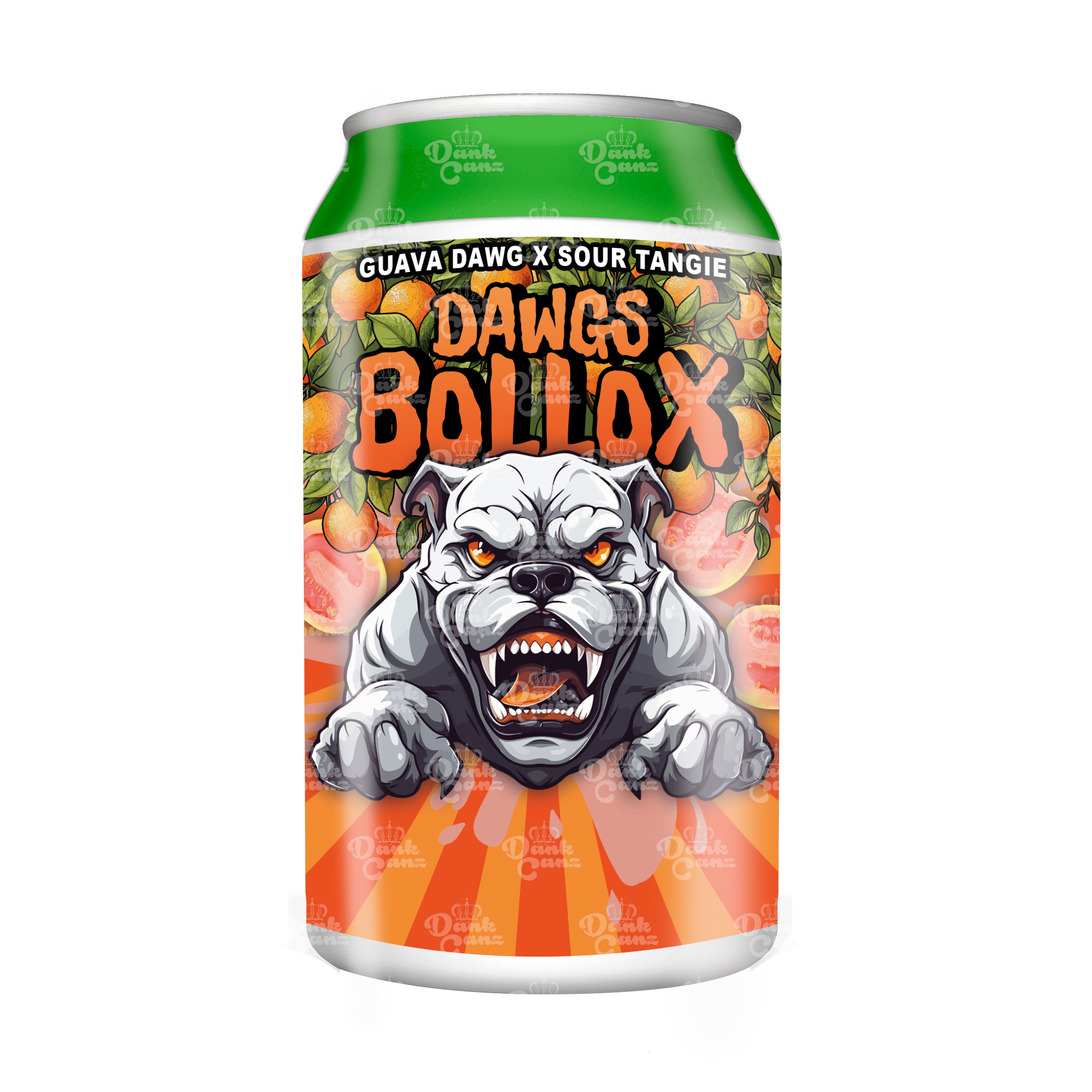 Dawgs Bollox 3.5g Plastic Soda Cans - DC Packaging Custom Cannabis Packaging