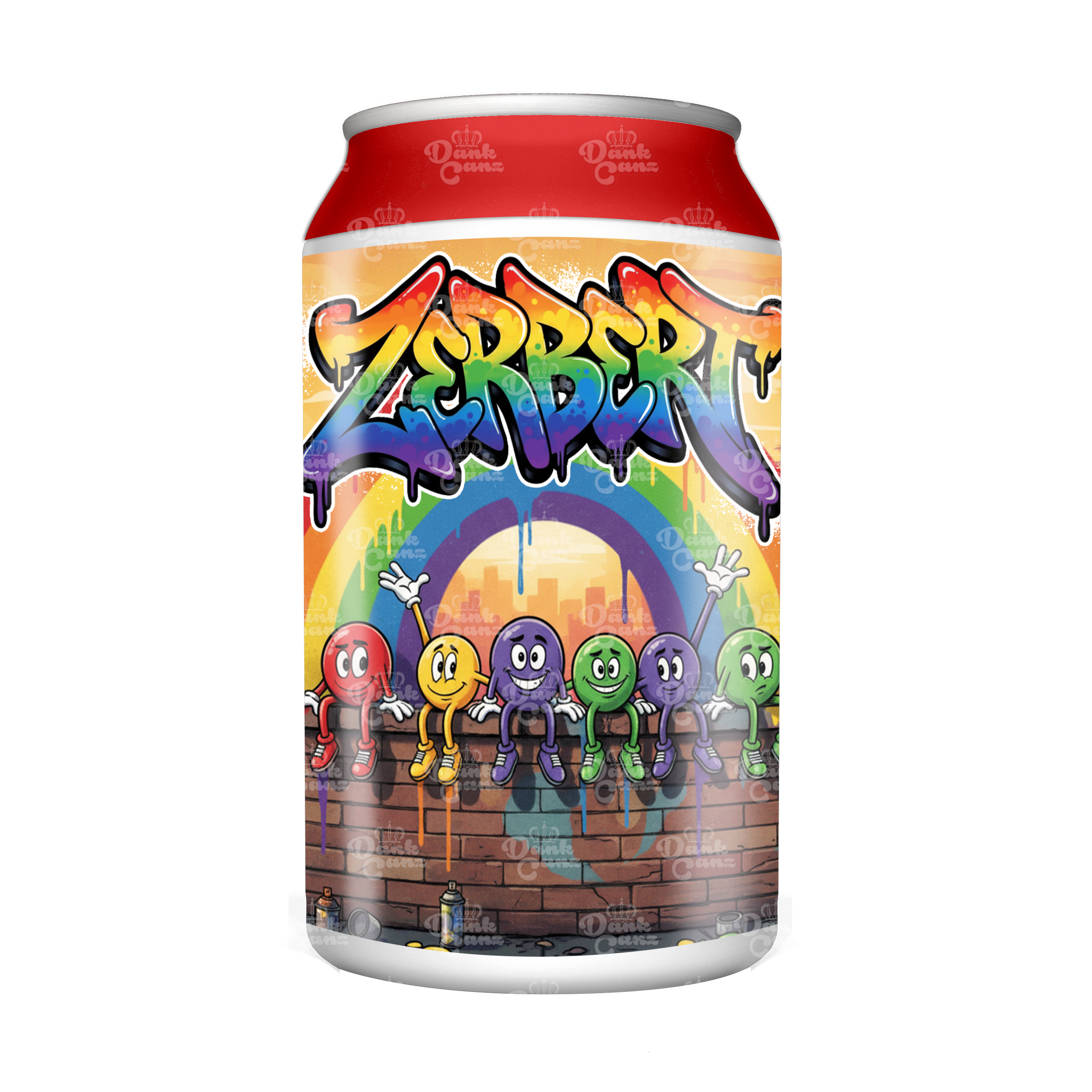 Zerbert 3.5g Plastic Soda Cans - DC Packaging Custom Cannabis Packaging