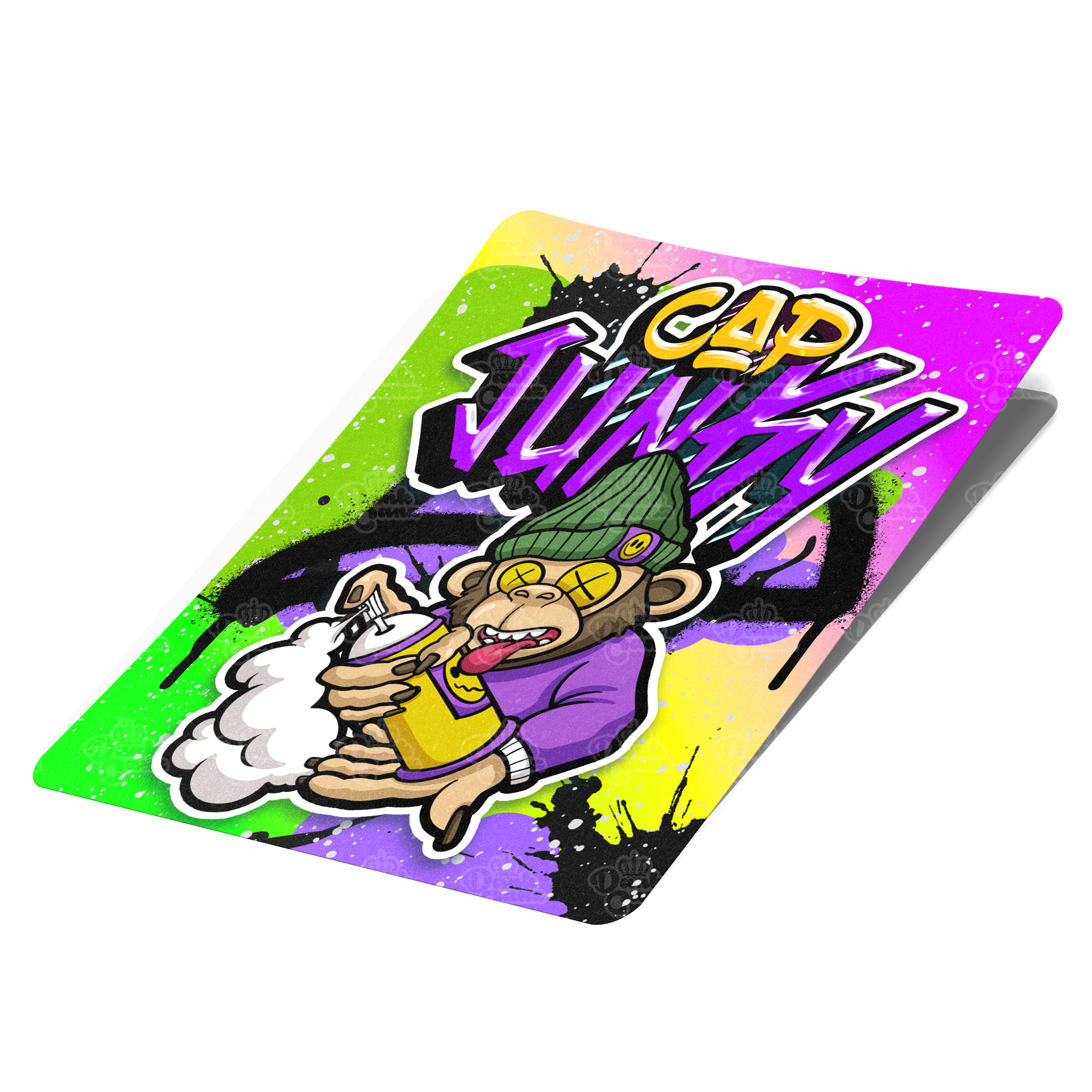 Cap Junky Mylar Bag Labels - Labels only - DC Packaging Custom Cannabis Packaging