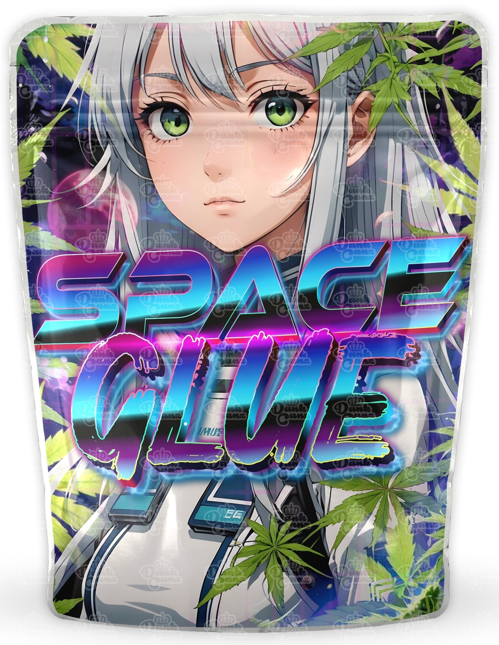 Space Glue Mylar Bags - DC Packaging Custom Cannabis Packaging