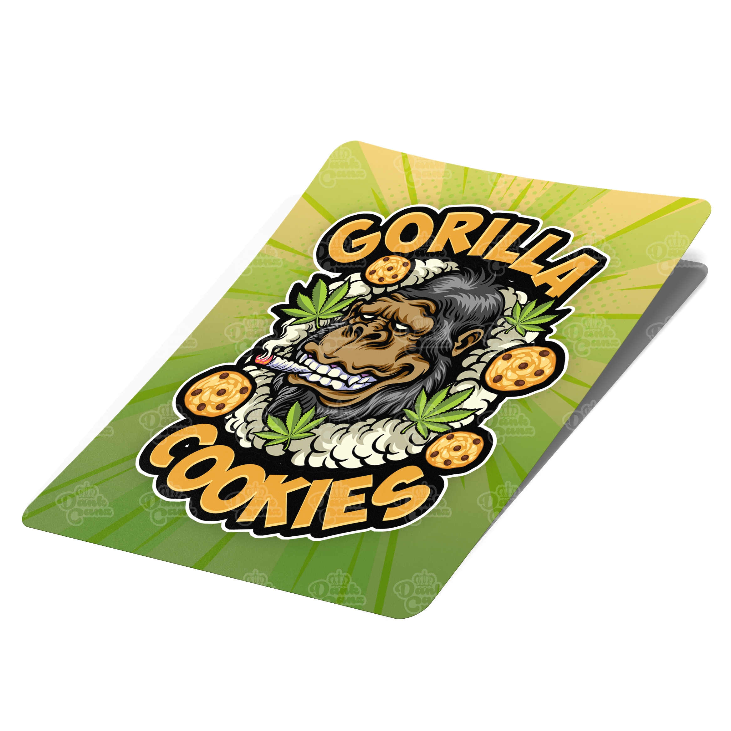 Gorilla Cookies Mylar Bag Labels - Labels only - DC Packaging Custom Cannabis Packaging