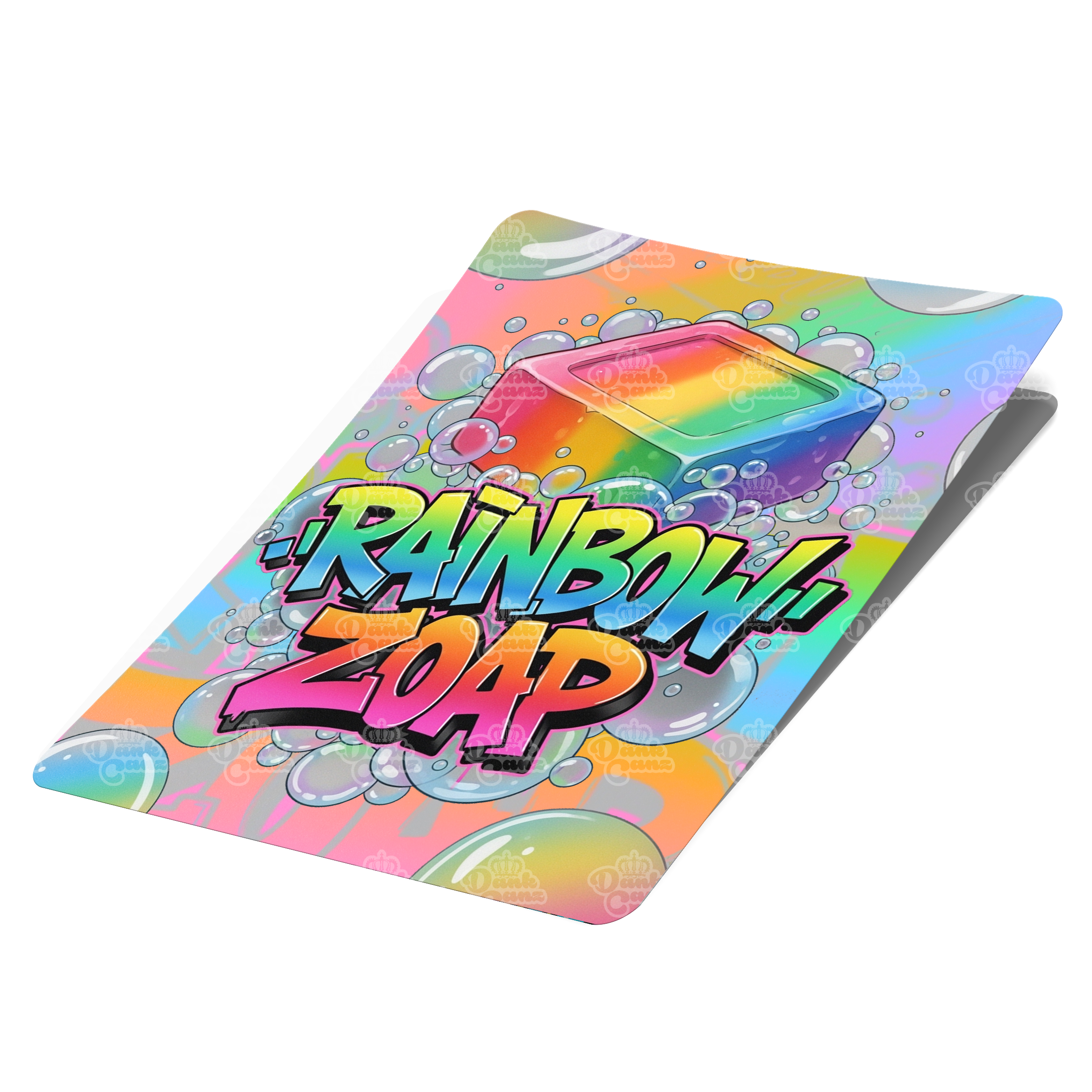 Rainbow Zoap Mylar Bag Labels - Labels only - DC Packaging Custom Cannabis Packaging