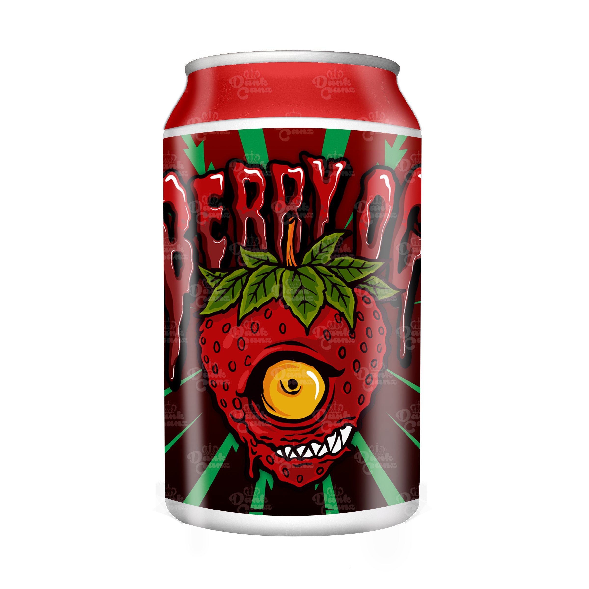 Berry OG 3.5g Plastic Soda Cans - DC Packaging Custom Cannabis Packaging