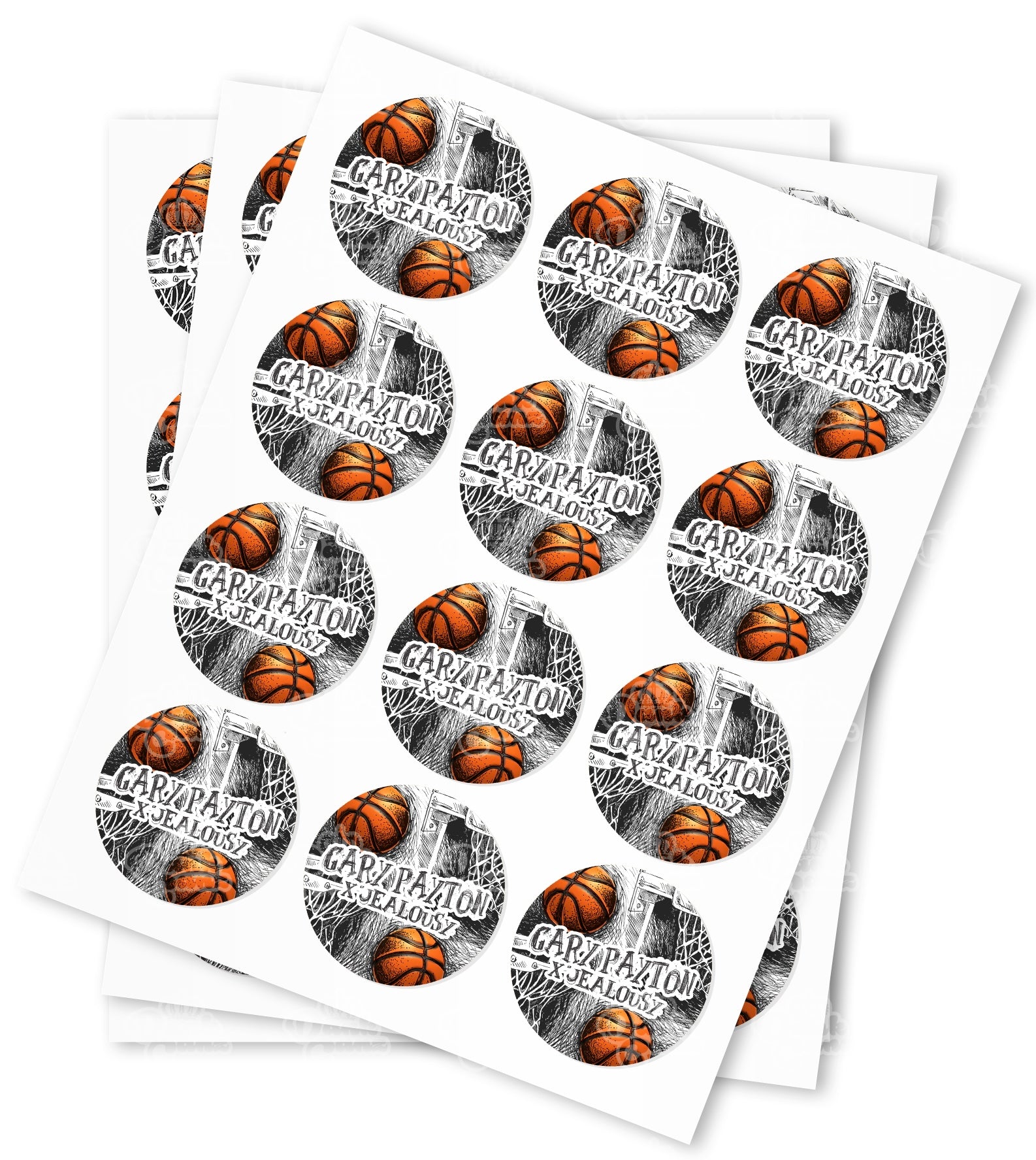 Gary Payton x Jealousy Strain Stickers - DC Packaging Custom Cannabis Packaging