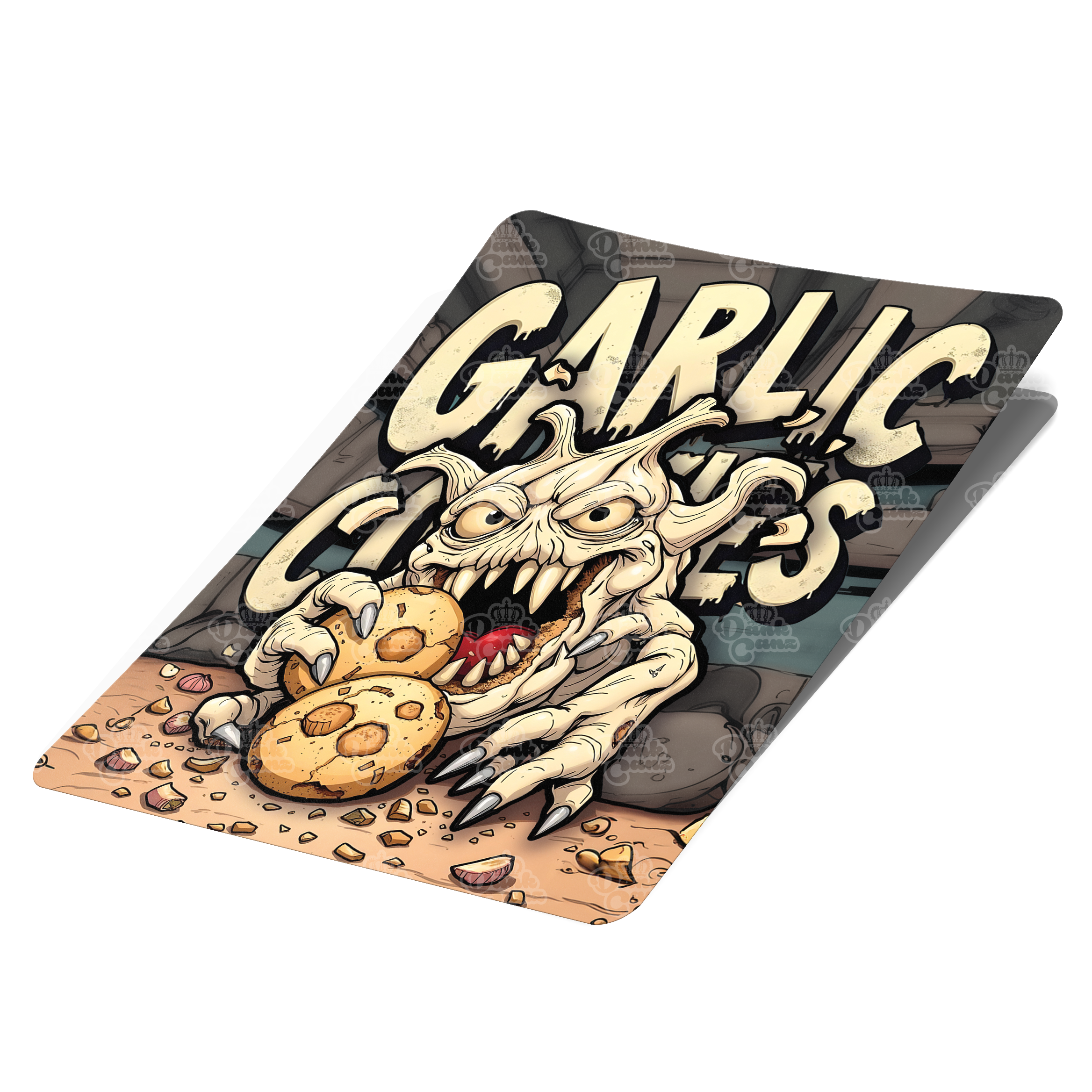 Garlic Cookies Mylar Bag Labels - Labels only - DC Packaging Custom Cannabis Packaging