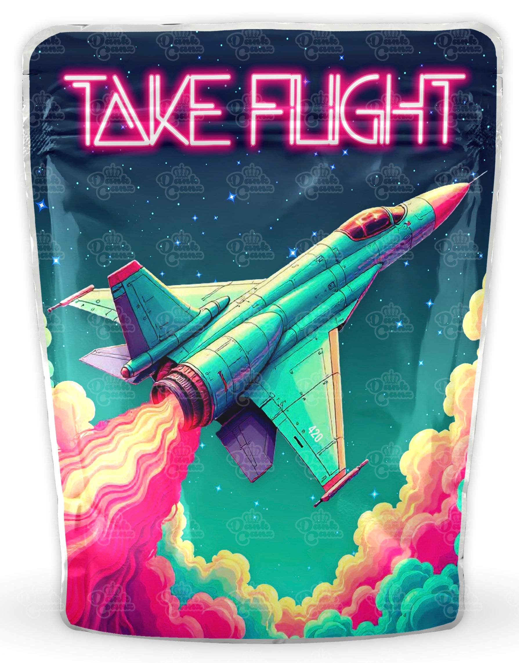 Take Flight Mylar Bags - DC Packaging Custom Cannabis Packaging