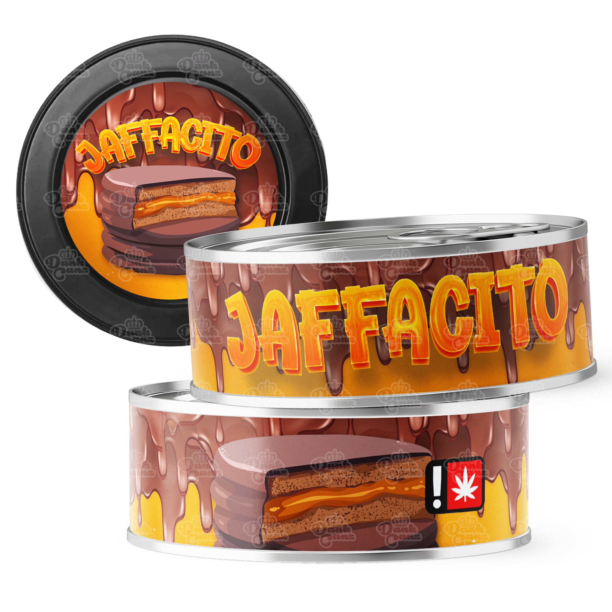 Jaffacito 3.5g Self Seal Tins - DC Packaging Custom Cannabis Packaging
