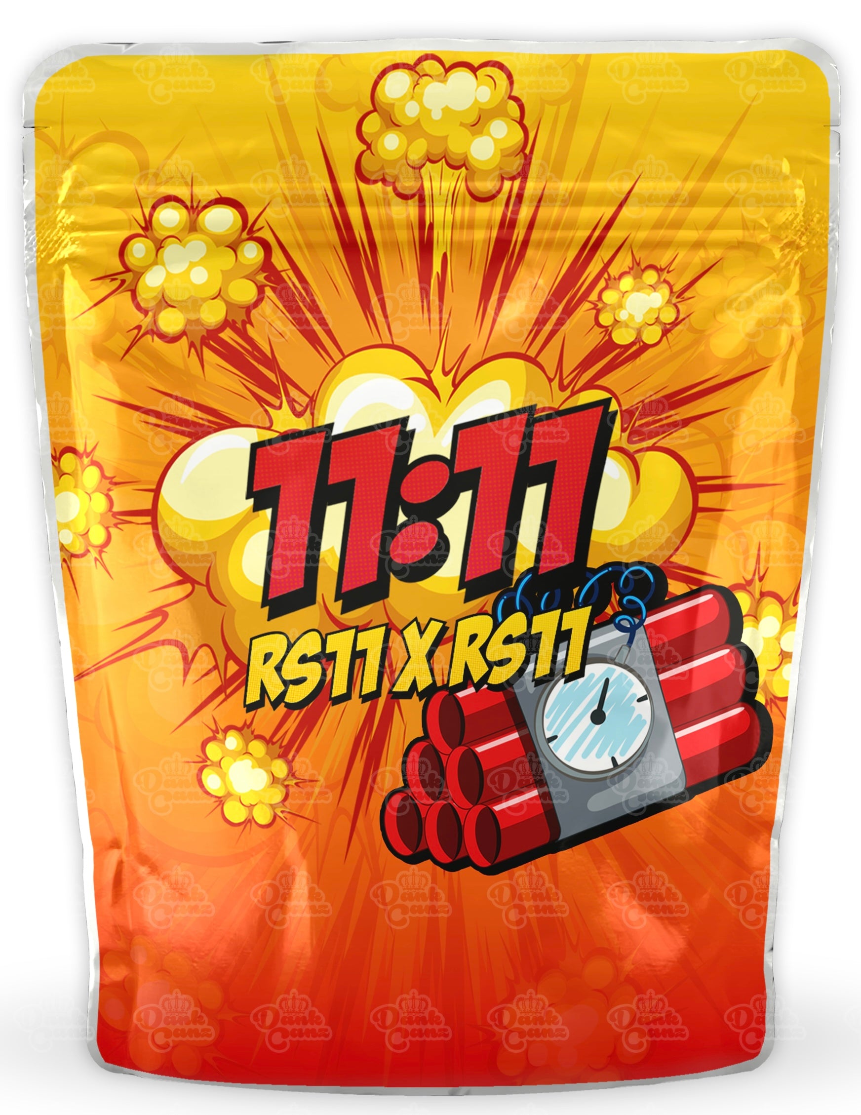 RS11 x RS11 Mylar Bags - DC Packaging Custom Cannabis Packaging