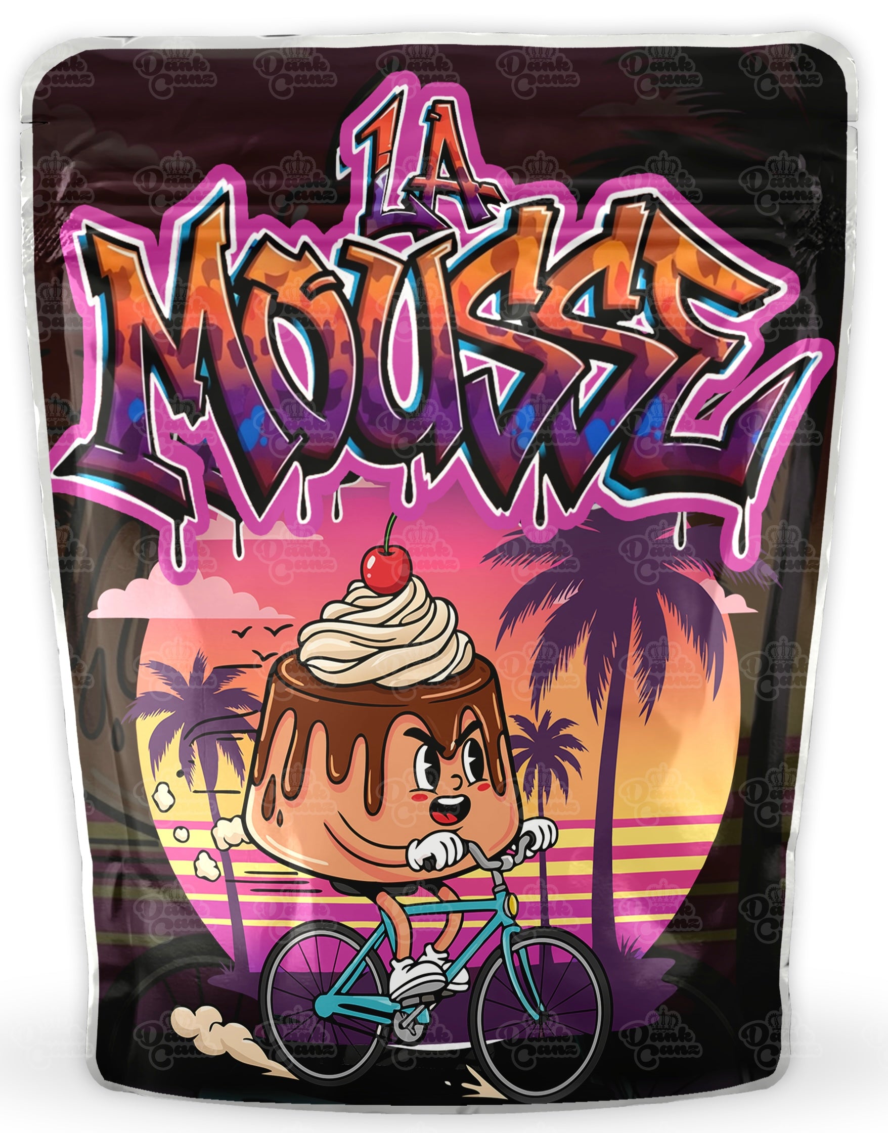 LA Mousse Mylar Bags - DC Packaging Custom Cannabis Packaging