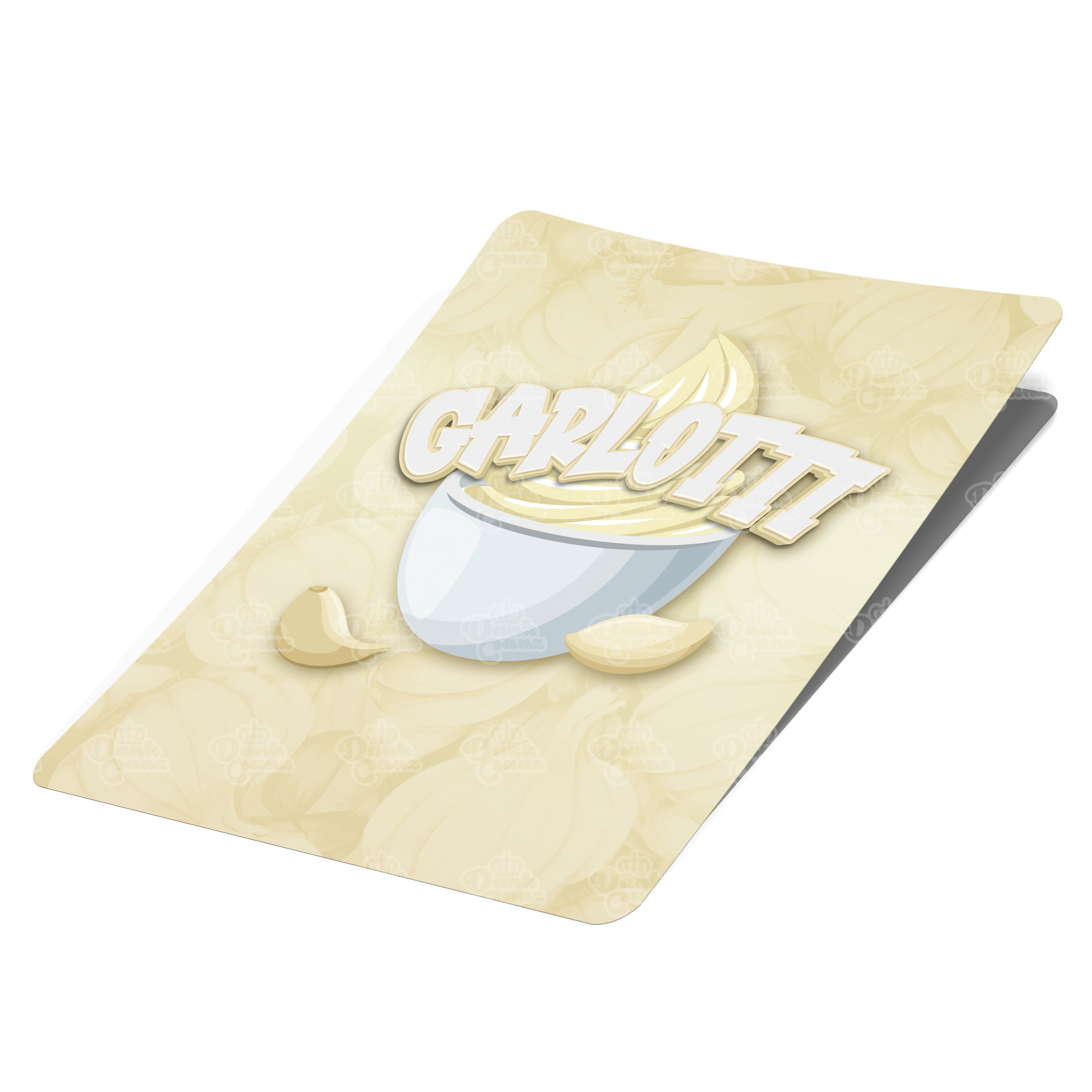 Garlotti Mylar Bag Labels - Labels only - DC Packaging Custom Cannabis Packaging