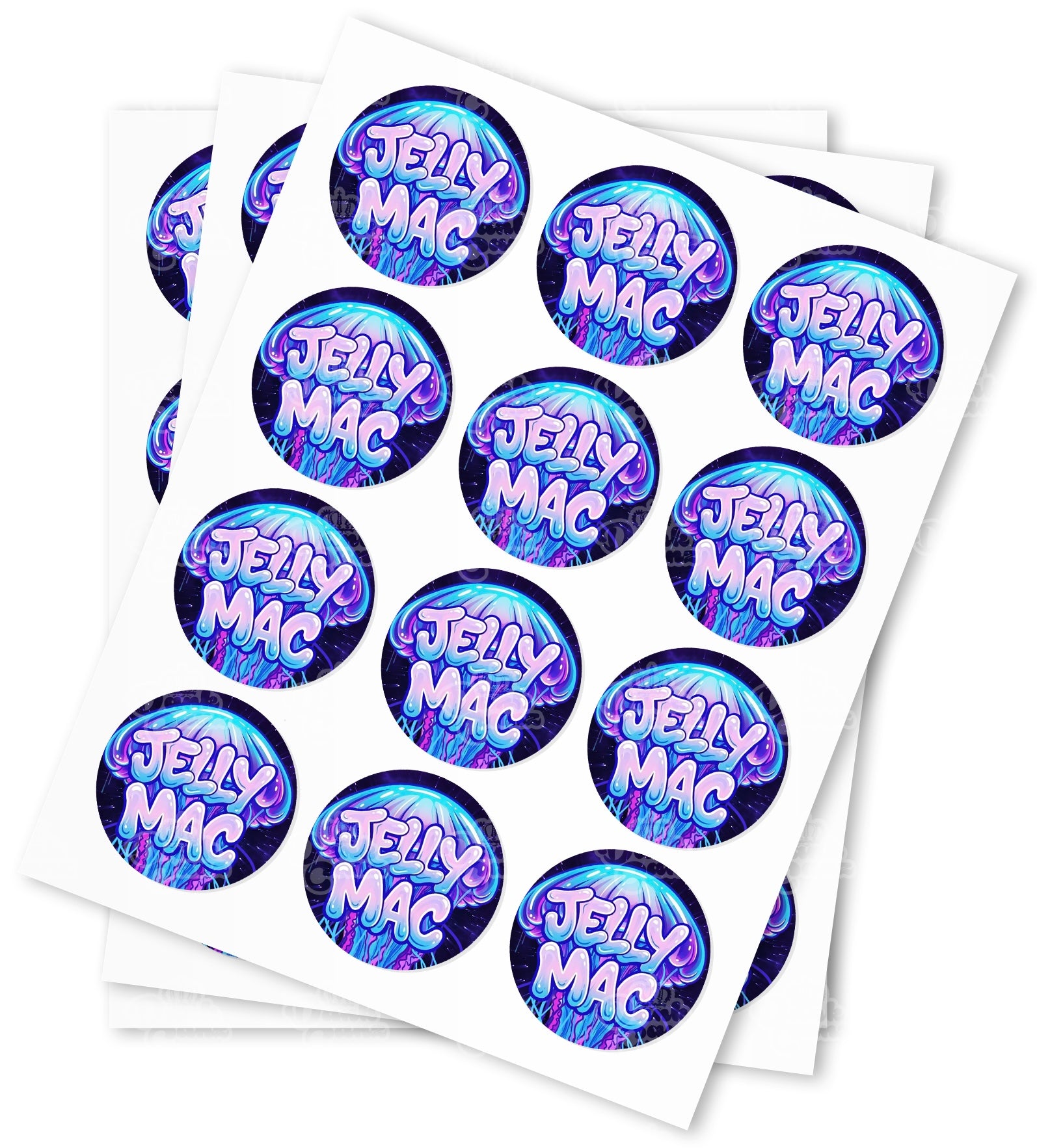 Jelly Mac Strain Stickers - DC Packaging Custom Cannabis Packaging