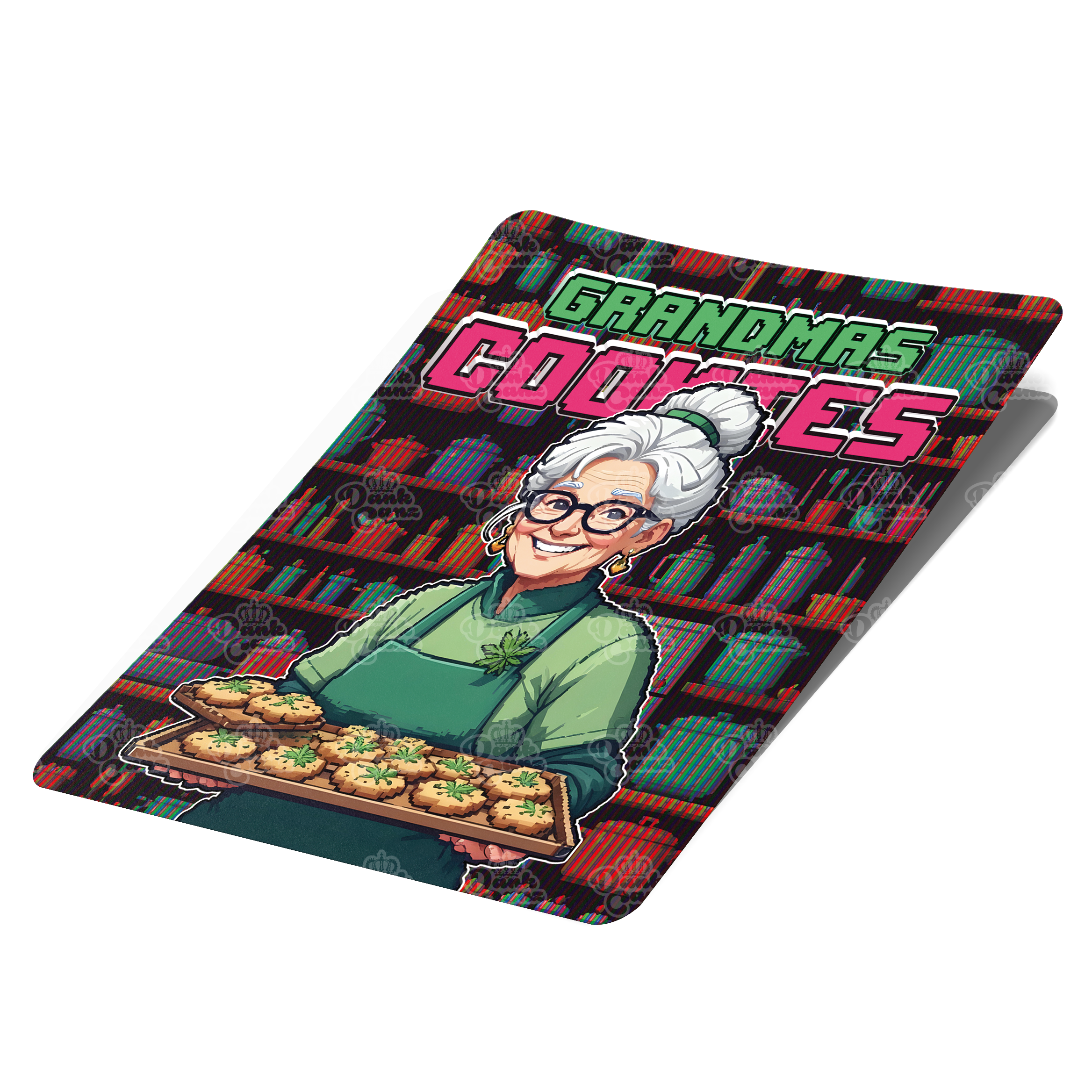 Grandmas Cookies Mylar Bag Labels - Labels only - DC Packaging Custom Cannabis Packaging
