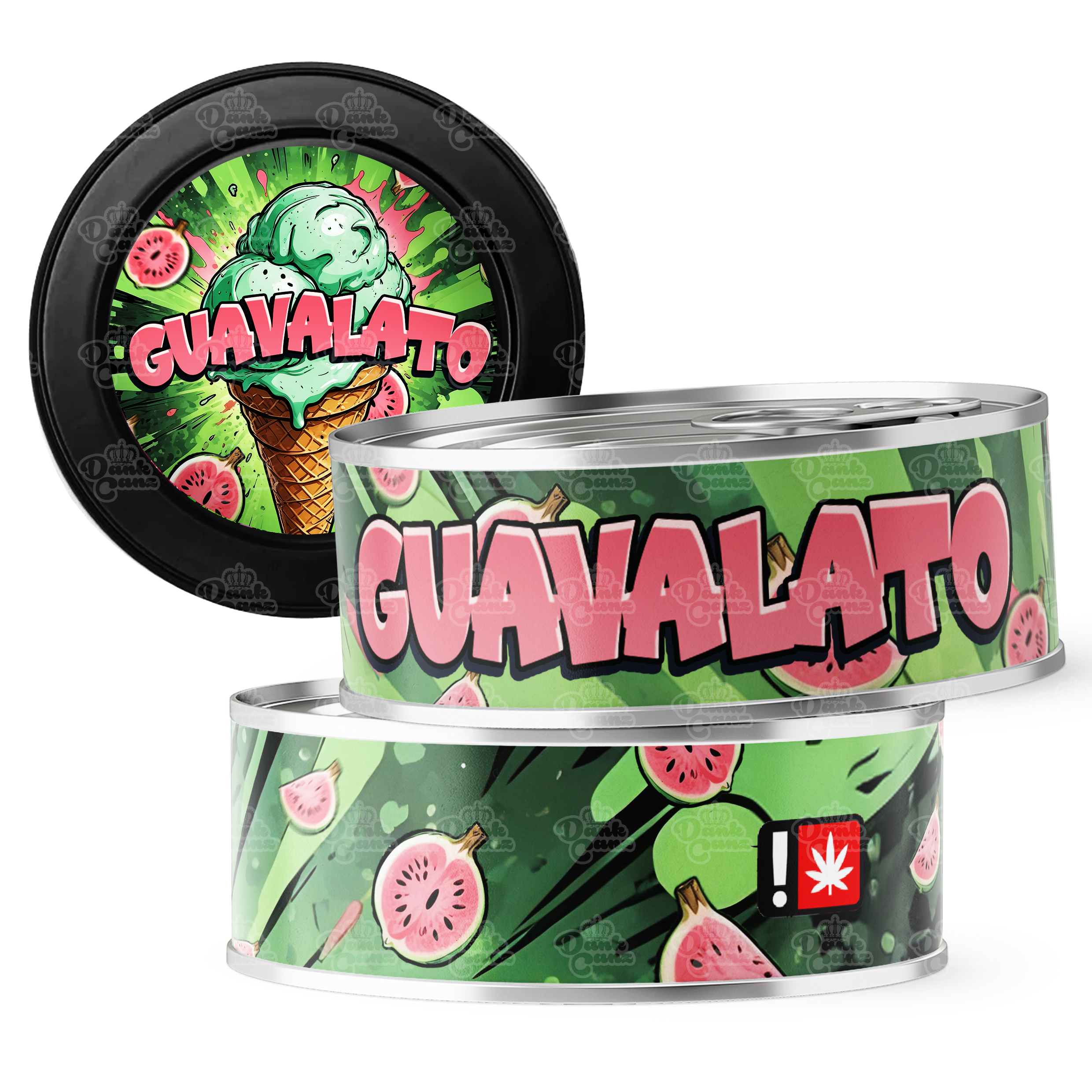 Guavalato 3.5g Self Seal Tins - DC Packaging Custom Cannabis Packaging