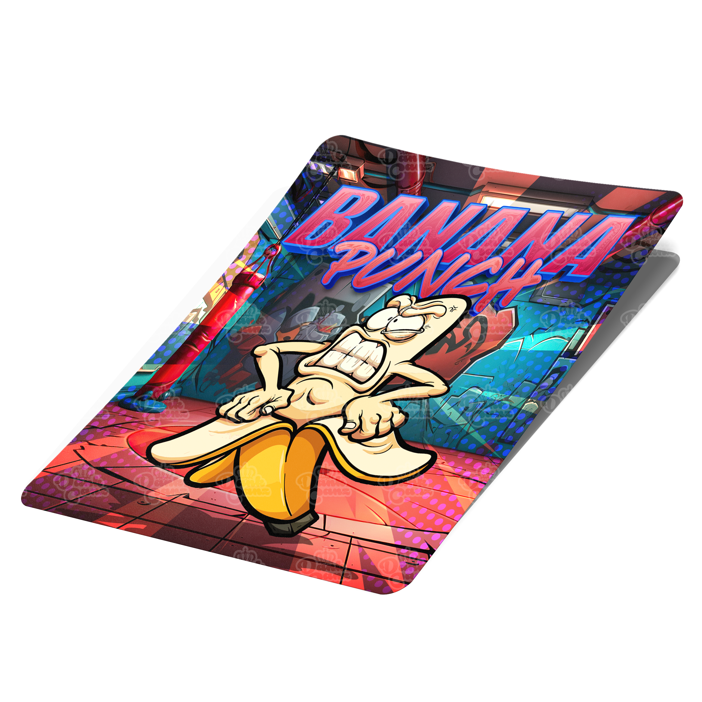 Banana Punch Mylar Bag Labels - Labels only - DC Packaging Custom Cannabis Packaging
