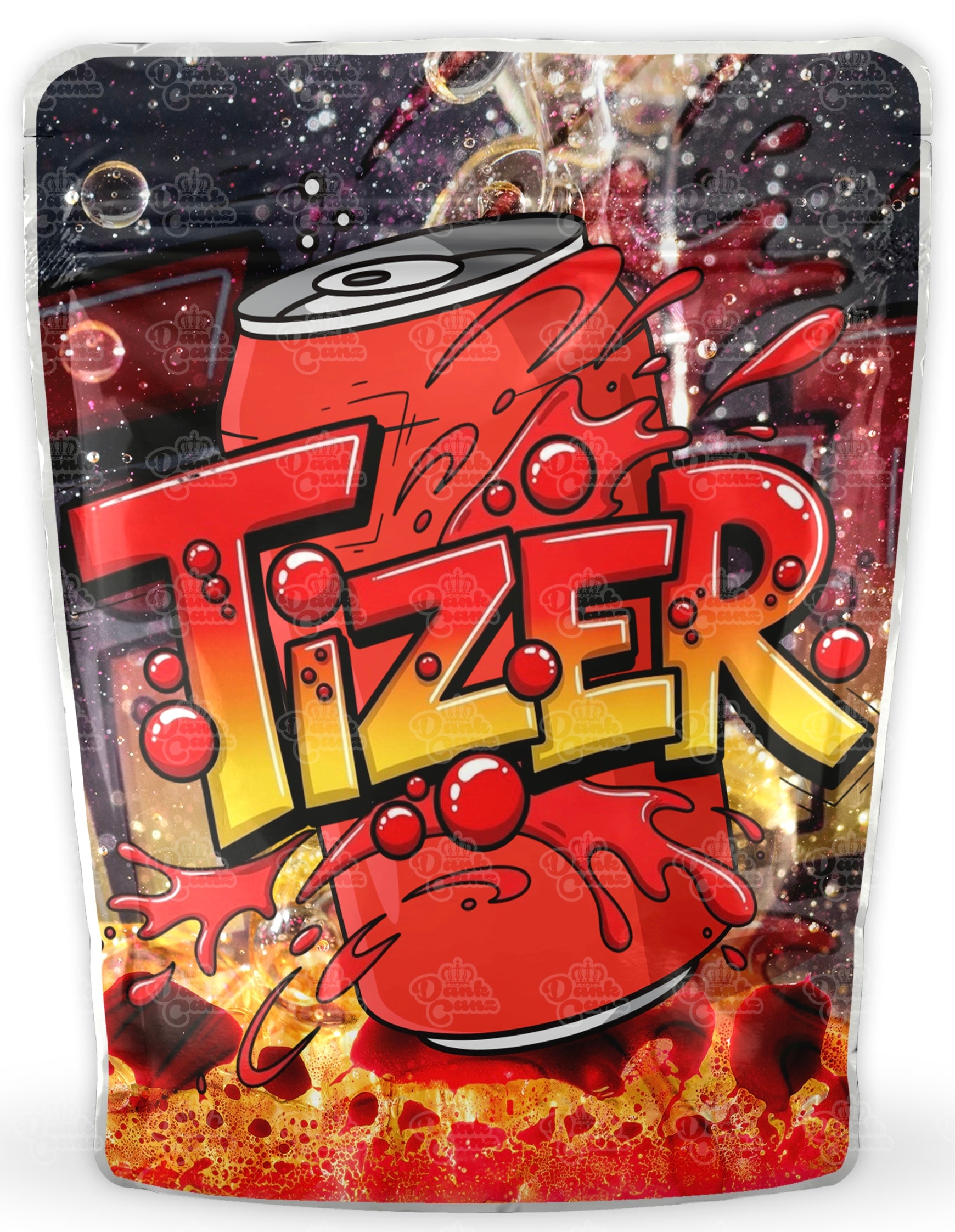 Tizer Mylar Bags - DC Packaging Custom Cannabis Packaging