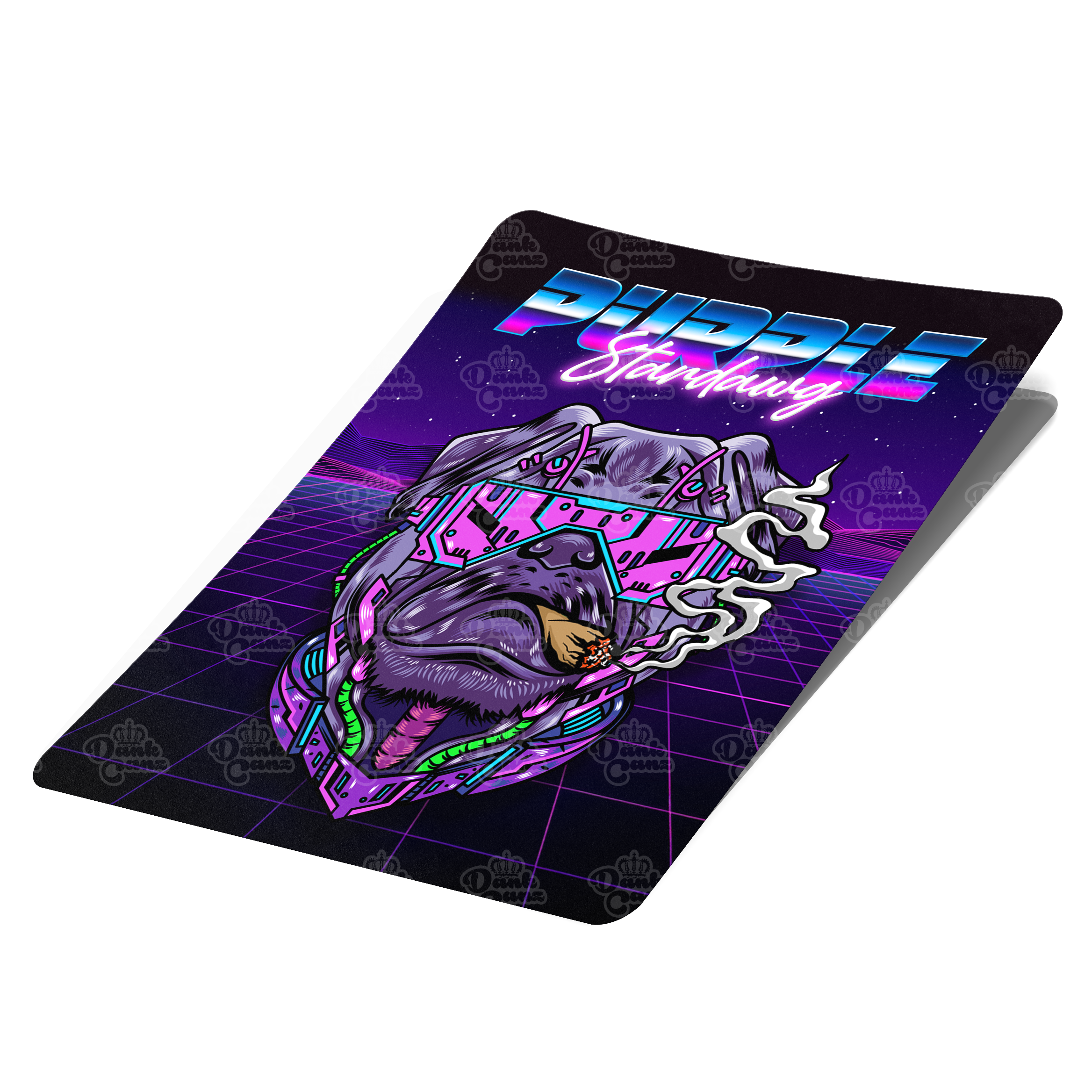 Purple Stardawg Mylar Bag Labels - Labels only - DC Packaging Custom Cannabis Packaging