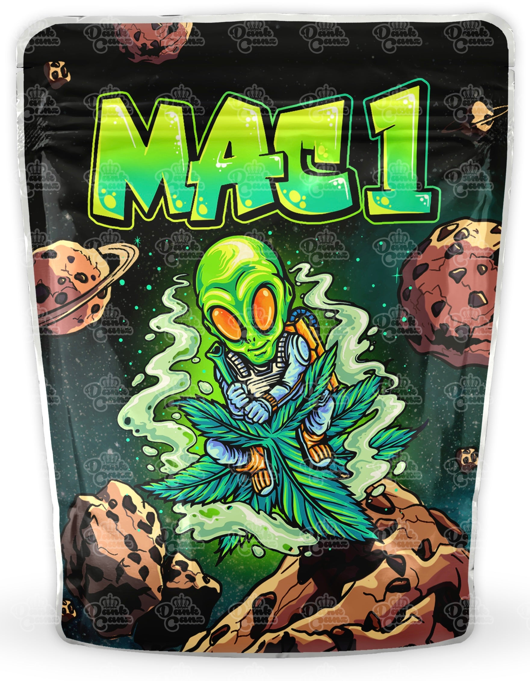 Mac 1 Mylar Bags - DC Packaging Custom Cannabis Packaging
