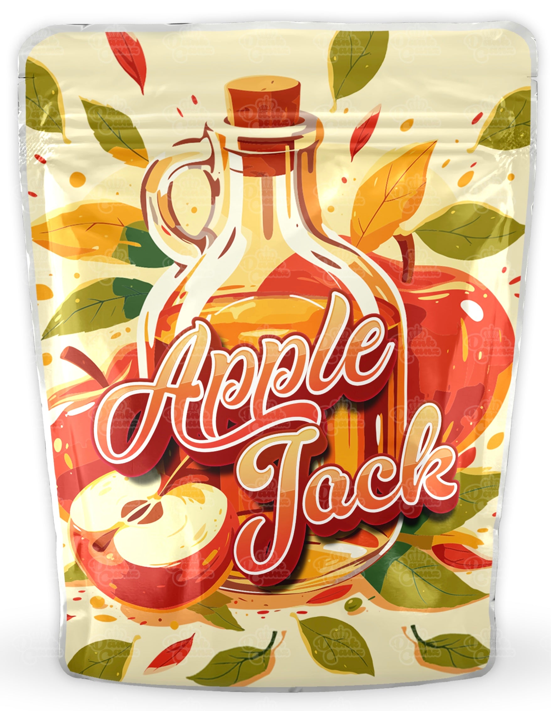 Apple Jack Mylar Bags - DC Packaging Custom Cannabis Packaging