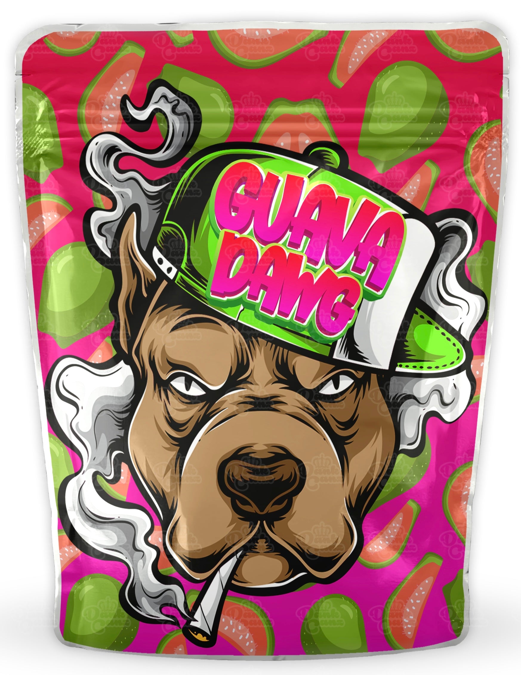 Guava Dawg Mylar Bags - DC Packaging Custom Cannabis Packaging