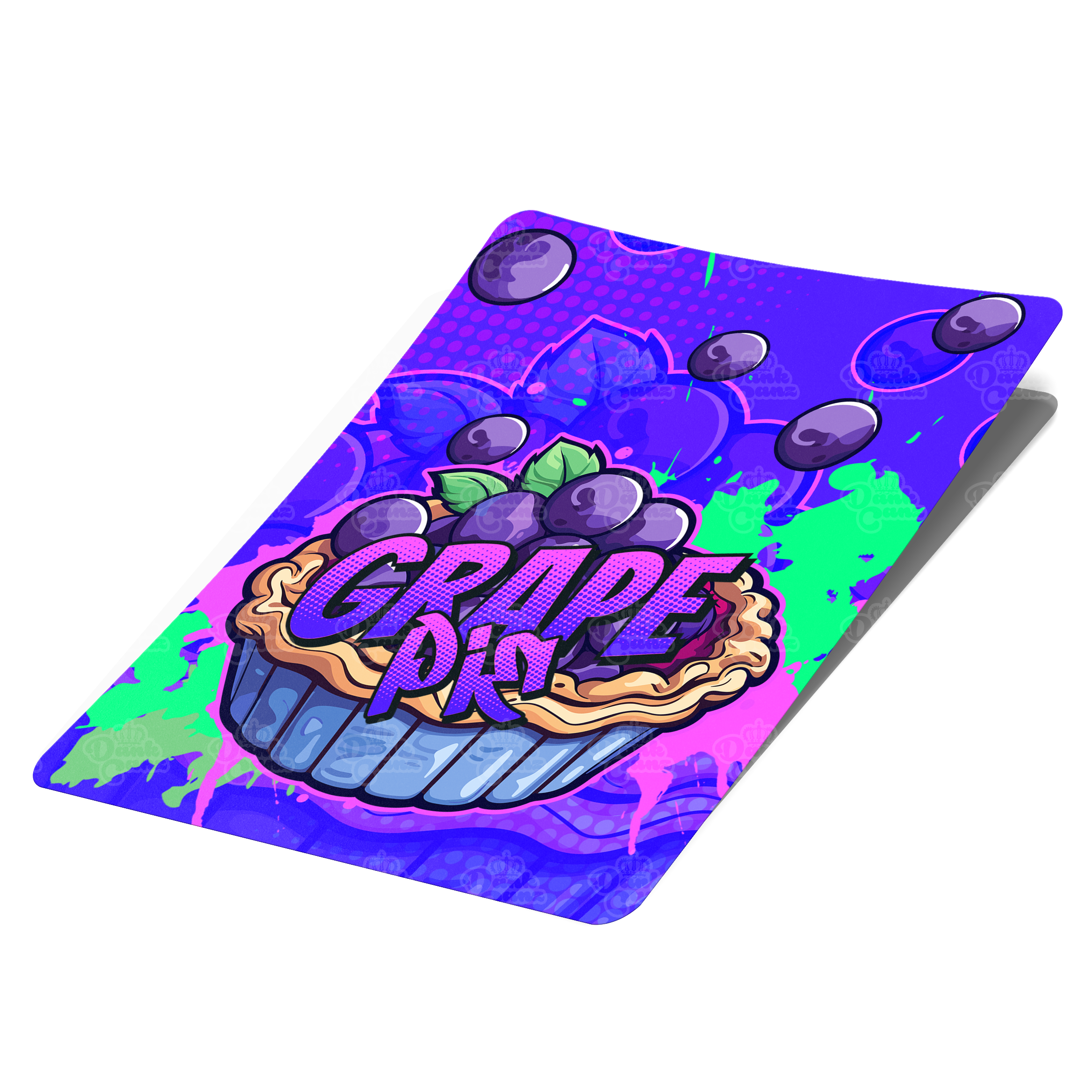 Grape Pie Mylar Bag Labels - Labels only - DC Packaging Custom Cannabis Packaging