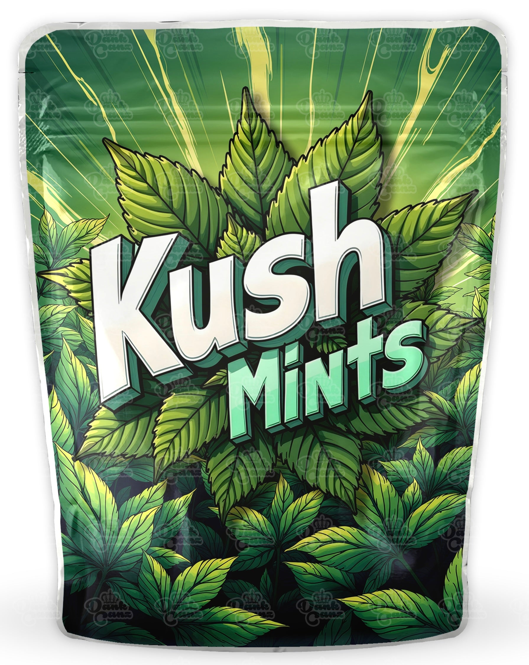 Kush Mints Mylar Bags - DC Packaging Custom Cannabis Packaging