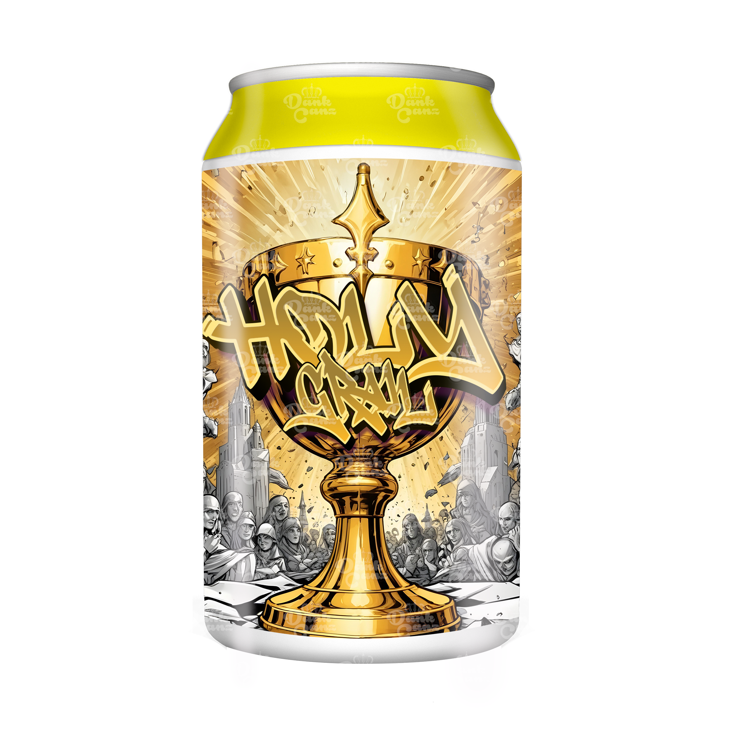 Holy Grail OG 3.5g Plastic Soda Cans - DC Packaging Custom Cannabis Packaging