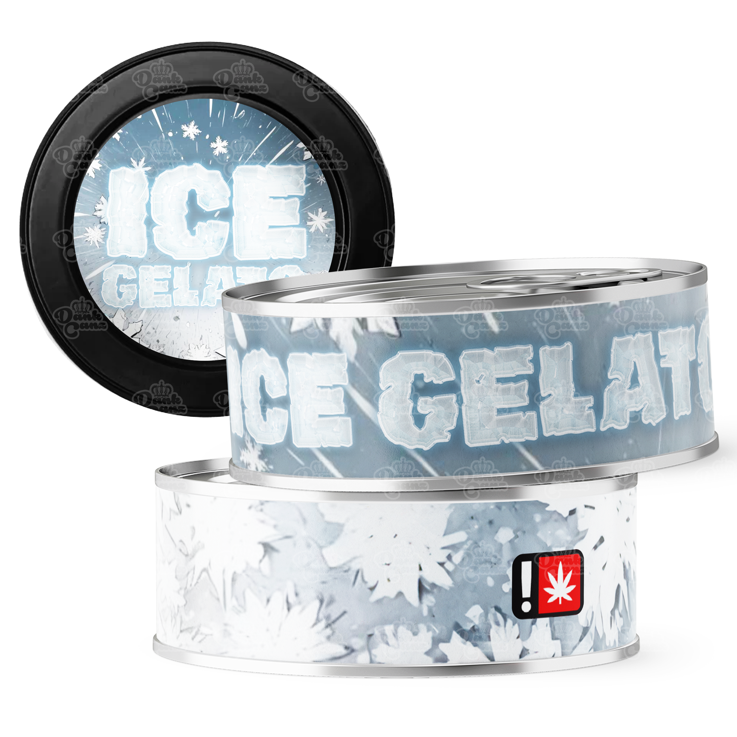 Ice Gelato 3.5g Self Seal Tins - DC Packaging Custom Cannabis Packaging