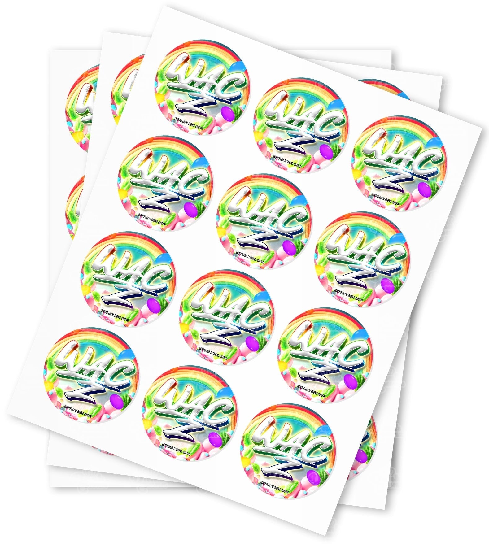 WAC Z Strain Stickers - DC Packaging Custom Cannabis Packaging