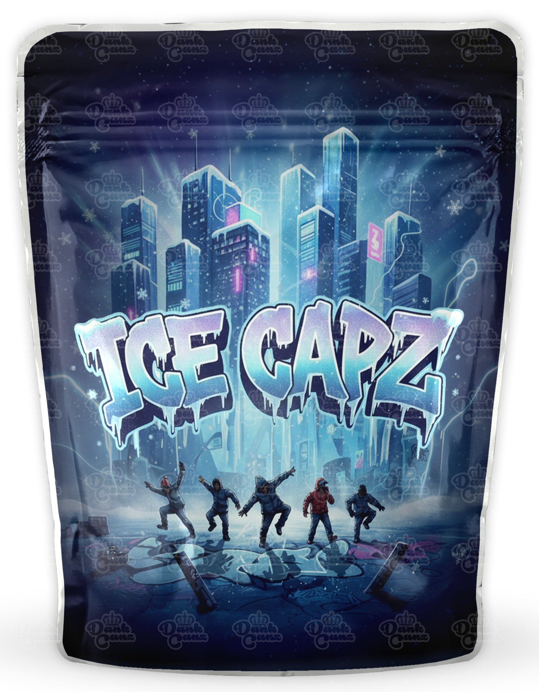 Ice Capz Mylar Bags - DC Packaging Custom Cannabis Packaging