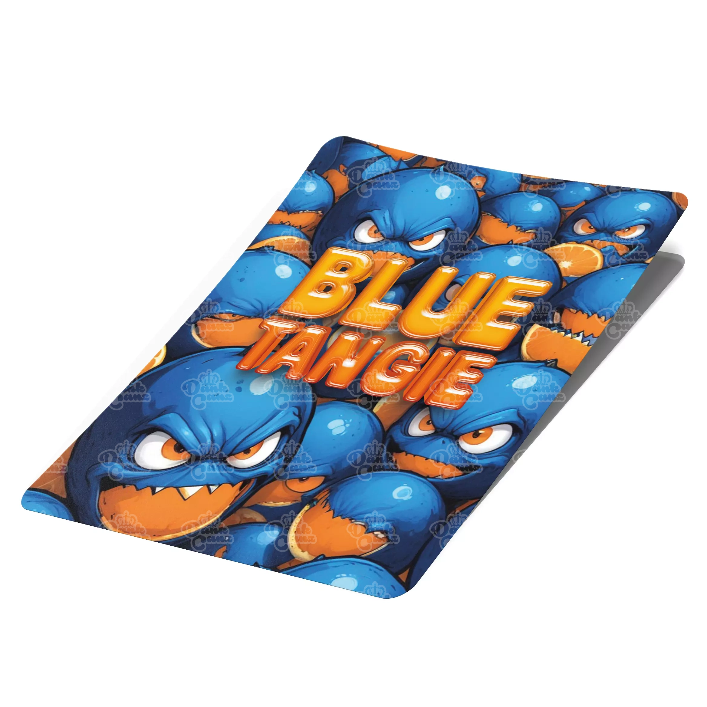 Blue Tangie Mylar Bag Labels - Labels only - DC Packaging Custom Cannabis Packaging