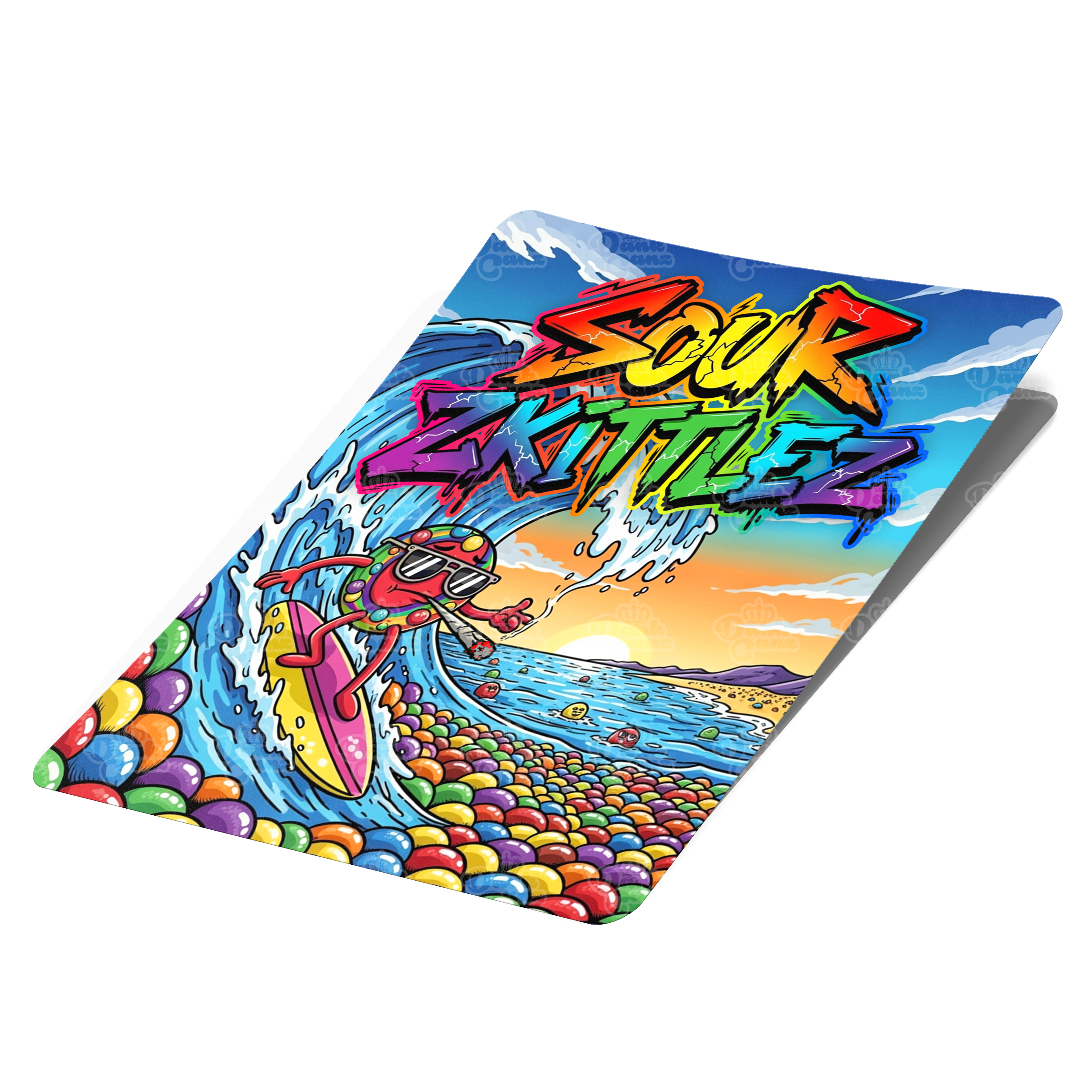 Sour Zkittlez Mylar Bag Labels - Labels only - DC Packaging Custom Cannabis Packaging